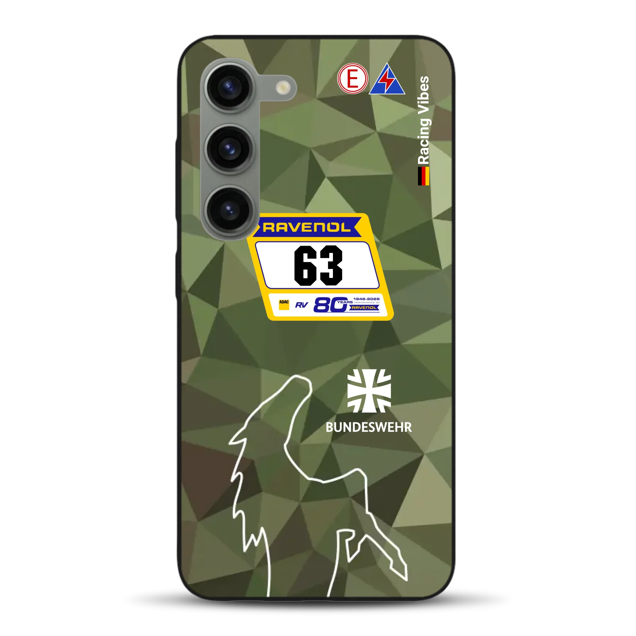 HRT Mustang GT3 24h Nürburgring 2026 Livery - Individuelle Handyhülle für Samsung