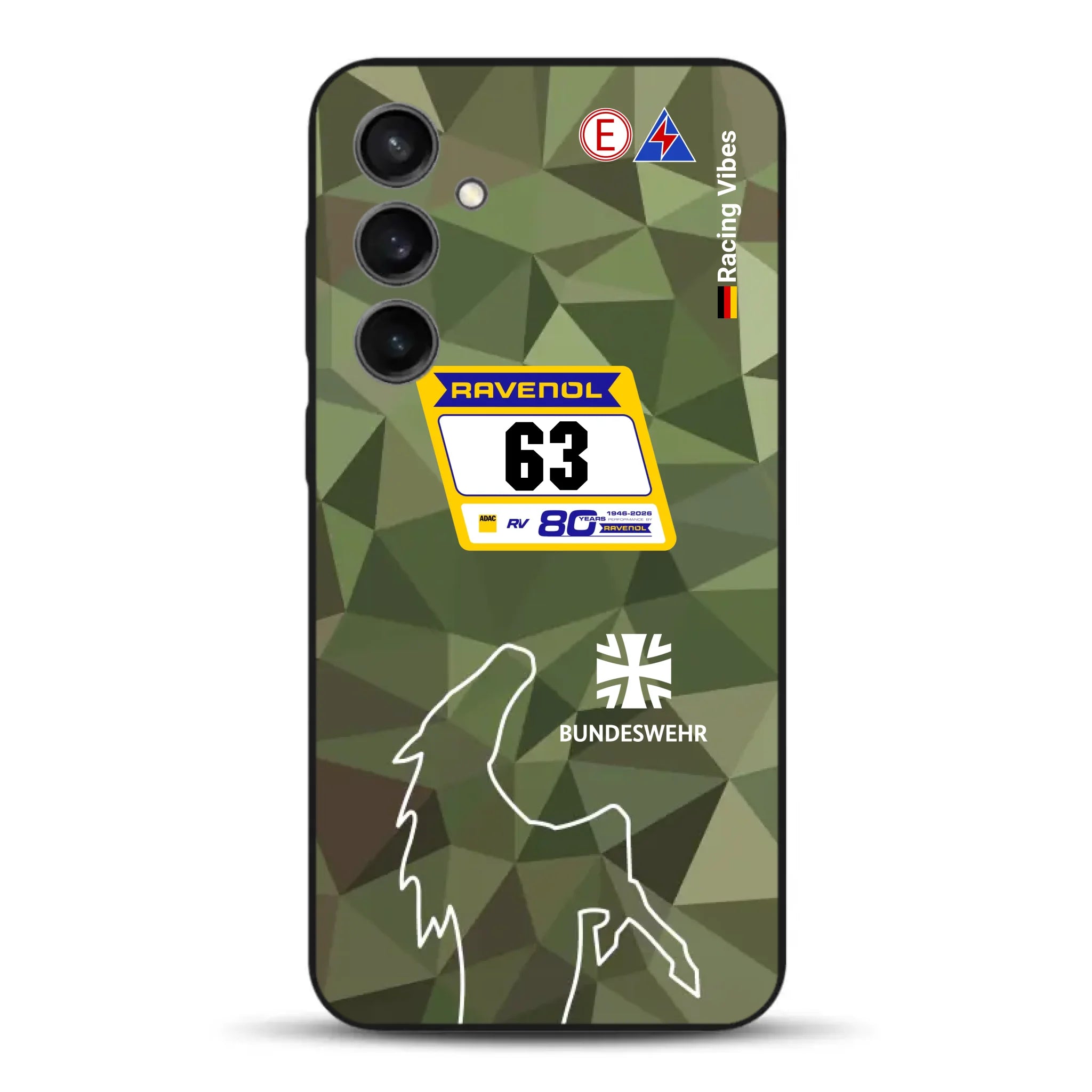 HRT Mustang GT3 24h Nürburgring 2026 Livery - Individuelle Handyhülle für Samsung