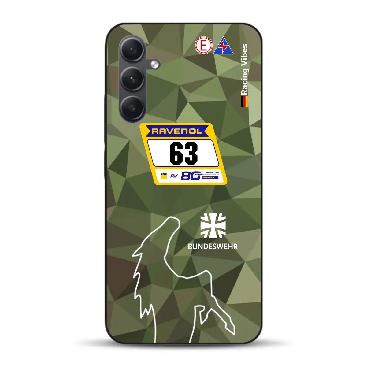 HRT Mustang GT3 24h Nürburgring 2026 Livery - Individuelle Handyhülle für Samsung