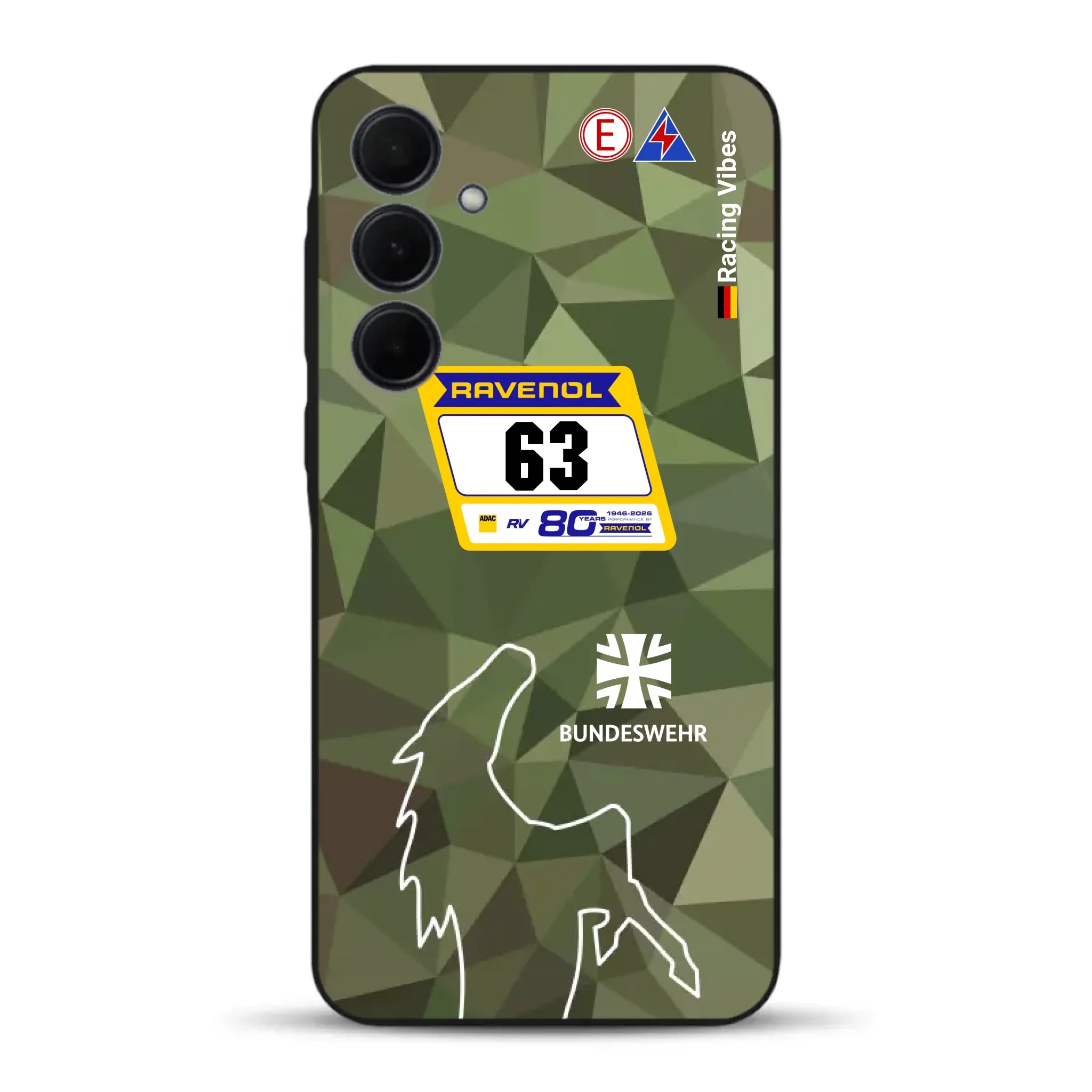 HRT Mustang GT3 24h Nürburgring 2026 Livery - Individuelle Handyhülle für Samsung