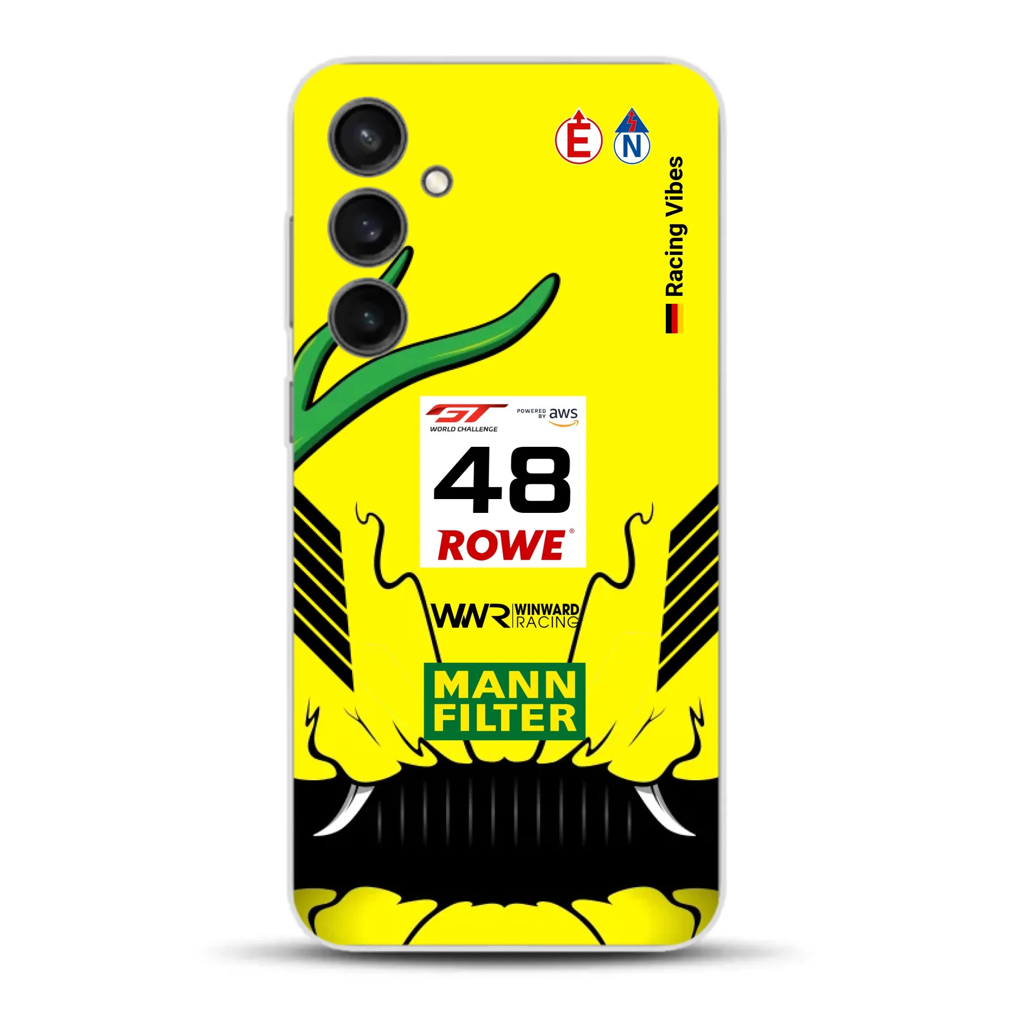 AMG GT3 R Mamba 2026 Livery - Housse de téléphone portable personnalisée pour Samsung