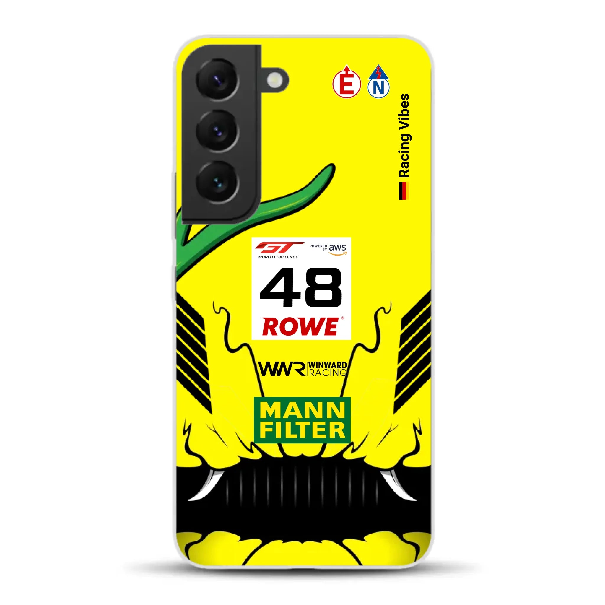 AMG GT3 R Mamba 2026 Livery - Housse de téléphone portable personnalisée pour Samsung