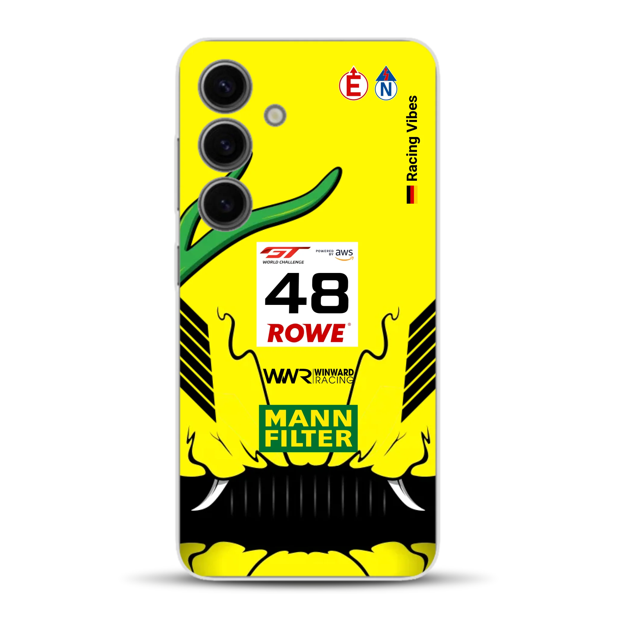 AMG GT3 R Mamba 2026 Livery - Housse de téléphone portable personnalisée pour Samsung