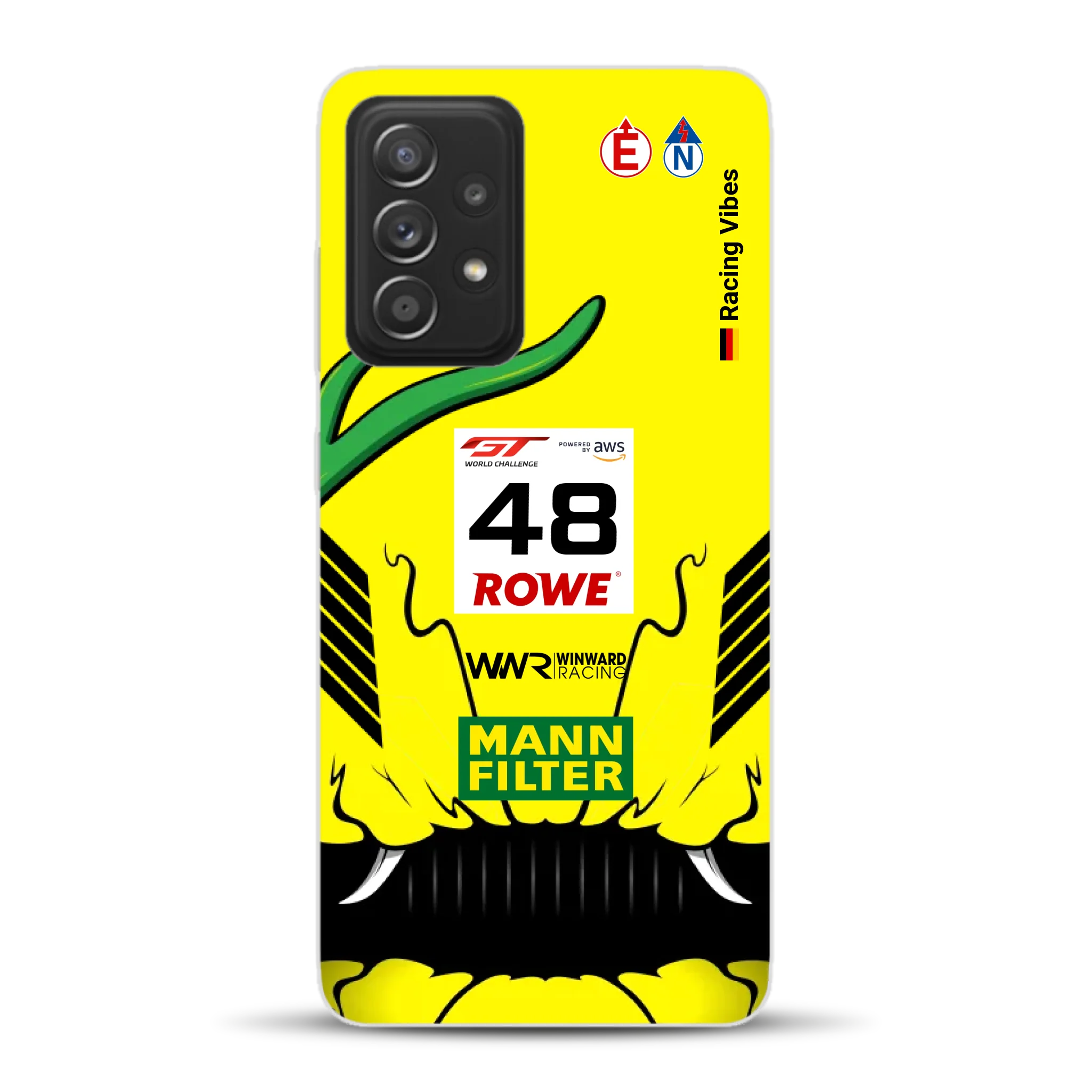 AMG GT3 R Mamba 2026 Livery - Housse de téléphone portable personnalisée pour Samsung