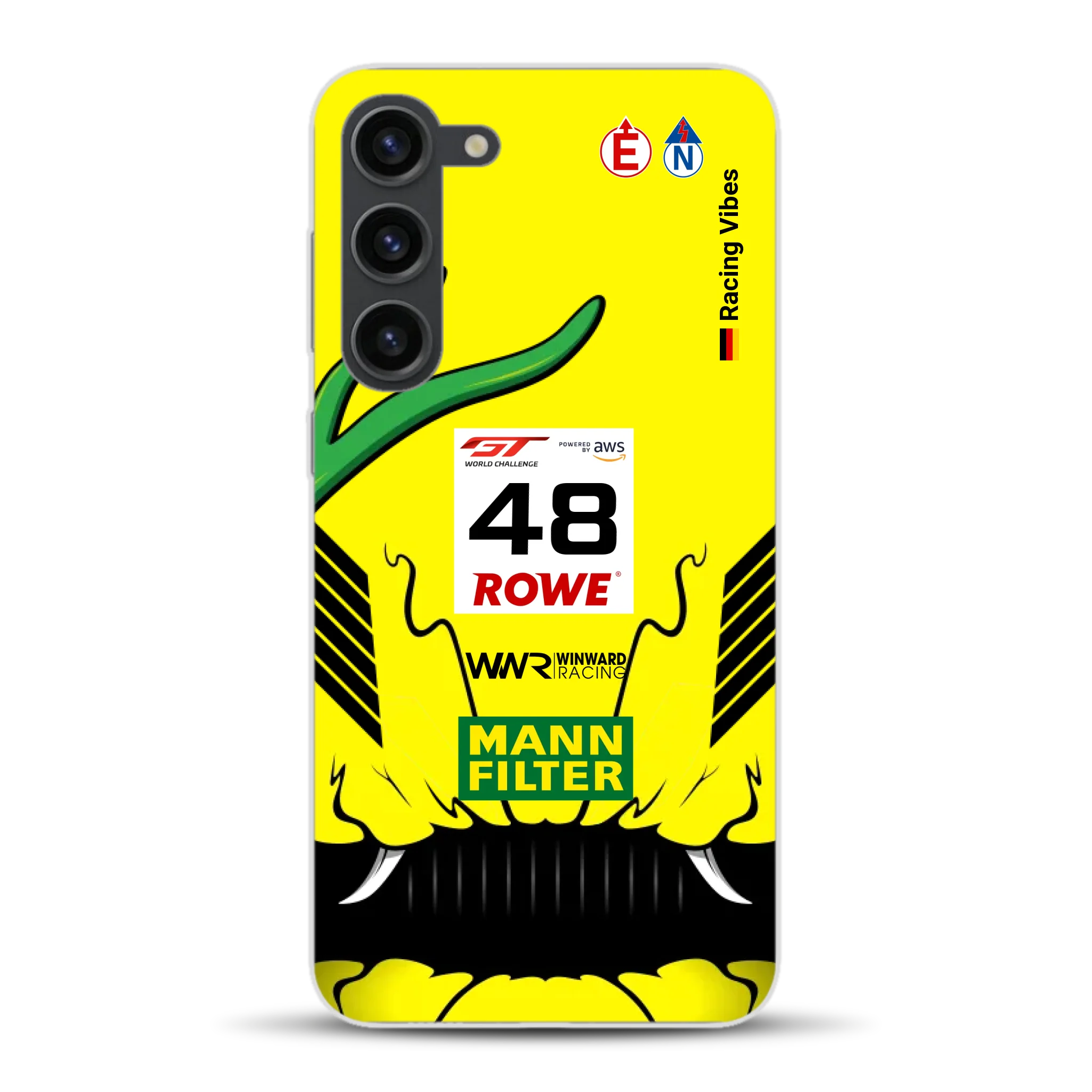 AMG GT3 R Mamba 2026 Livery - Housse de téléphone portable personnalisée pour Samsung
