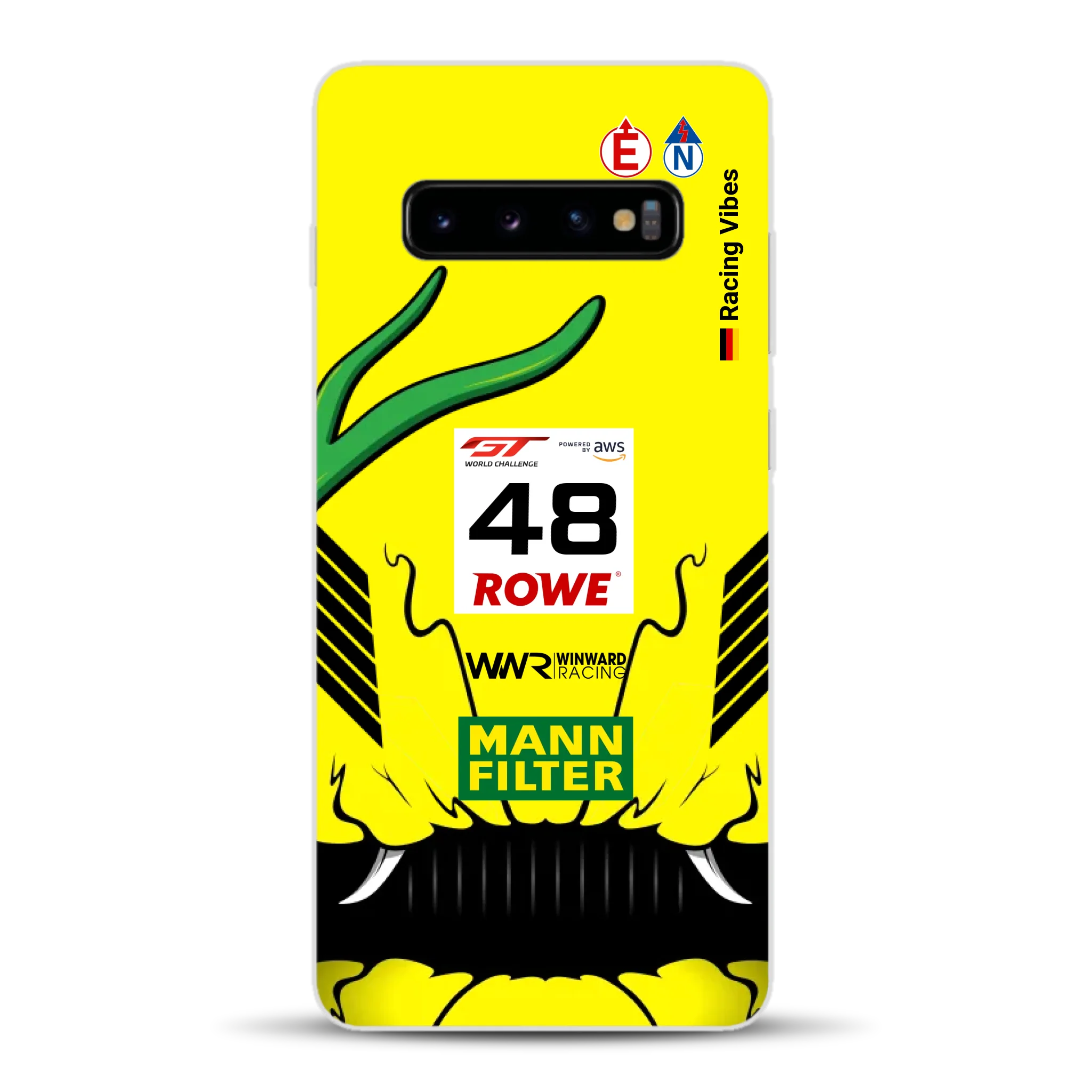 AMG GT3 R Mamba 2026 Livery - Housse de téléphone portable personnalisée pour Samsung