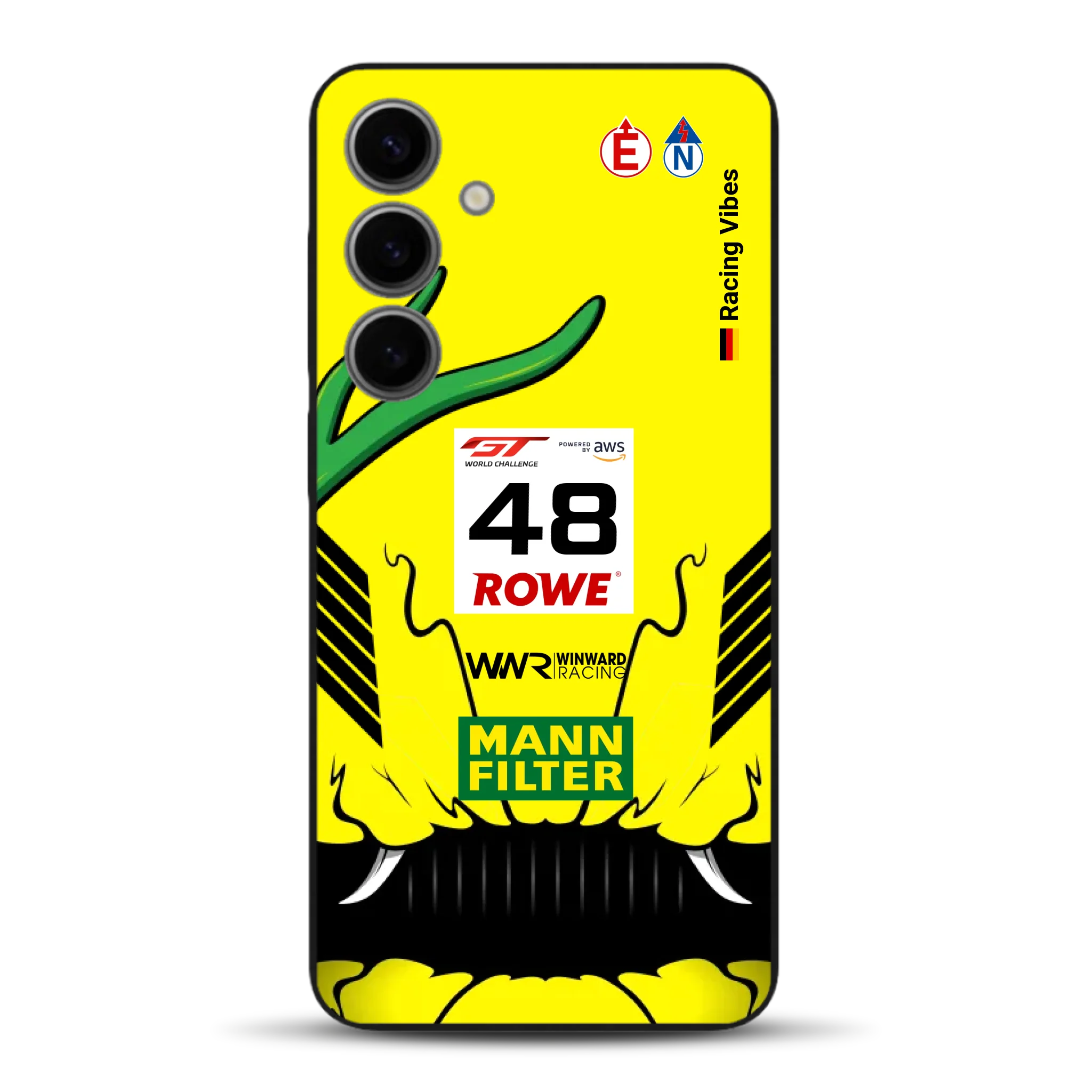 AMG GT3 R Mamba 2026 Livery - Housse de téléphone portable personnalisée pour Samsung