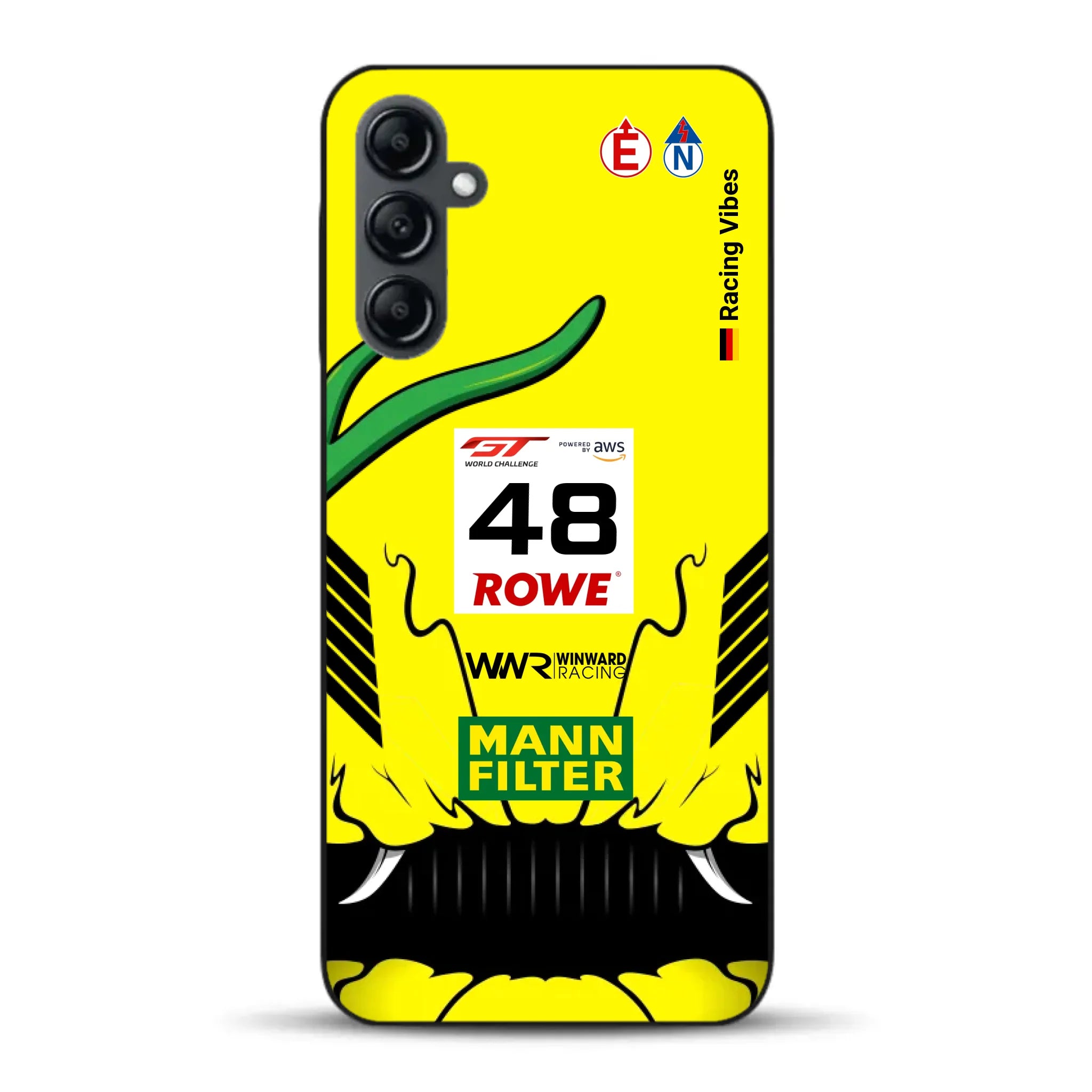 AMG GT3 R Mamba 2026 Livery - Housse de téléphone portable personnalisée pour Samsung