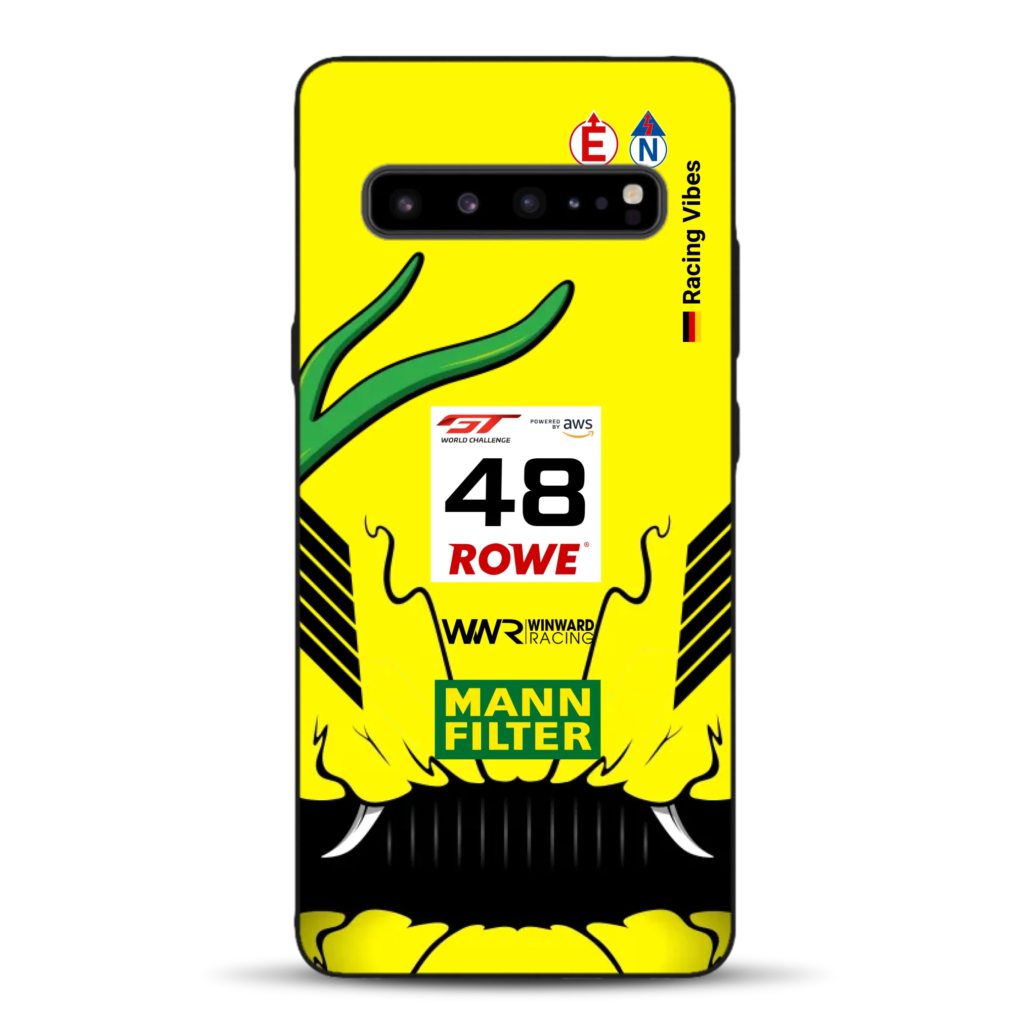 AMG GT3 R Mamba 2026 Livery - Housse de téléphone portable personnalisée pour Samsung