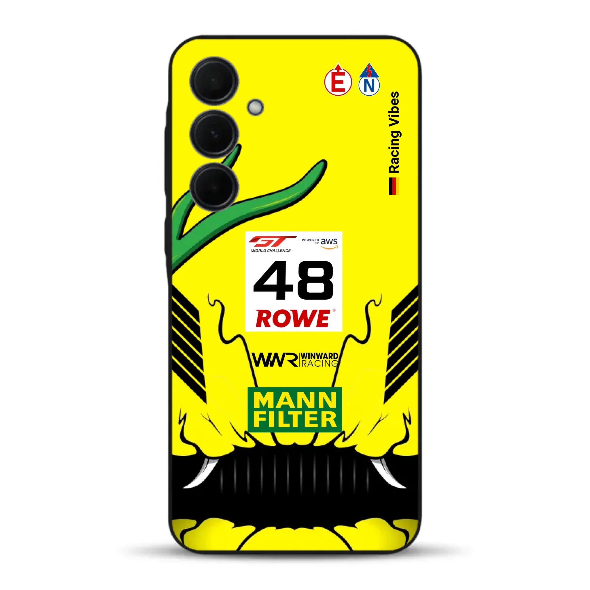 AMG GT3 R Mamba 2026 Livery - Housse de téléphone portable personnalisée pour Samsung