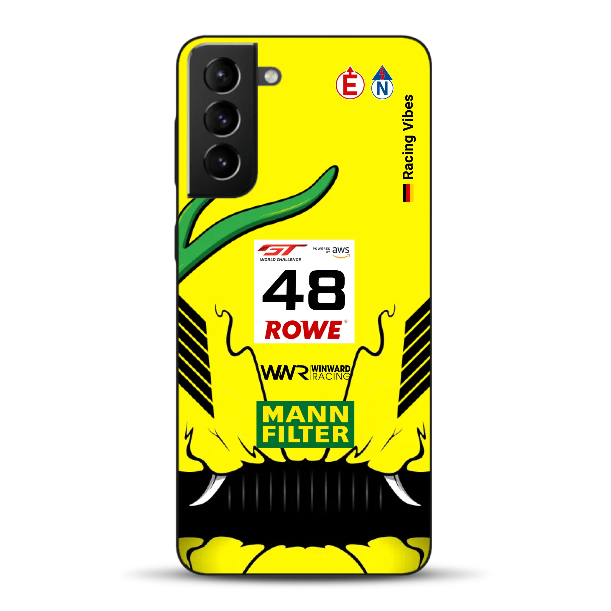 AMG GT3 R Mamba 2026 Livery - Housse de téléphone portable personnalisée pour Samsung
