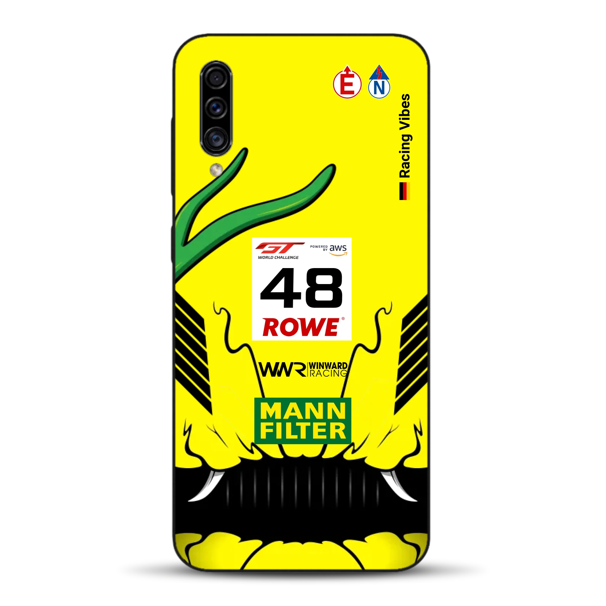 AMG GT3 R Mamba 2026 Livery - Housse de téléphone portable personnalisée pour Samsung