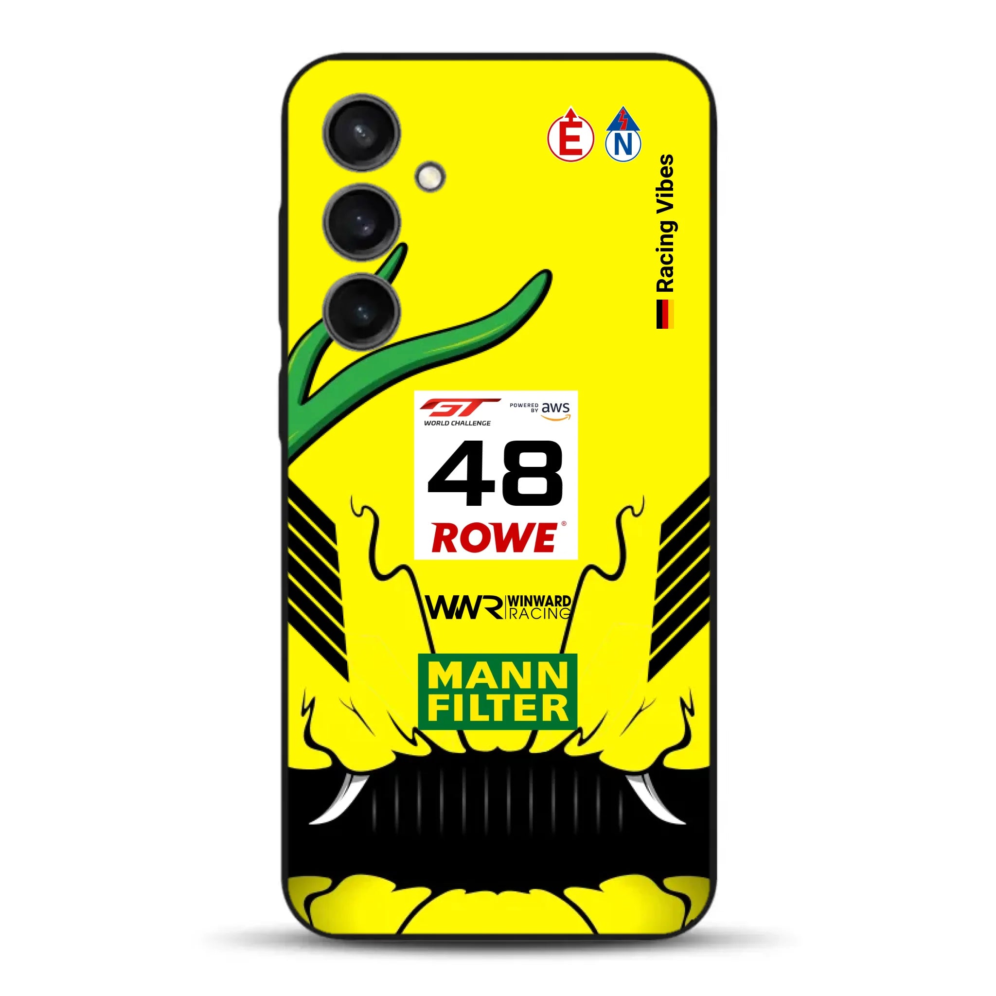 AMG GT3 R Mamba 2026 Livery - Housse de téléphone portable personnalisée pour Samsung