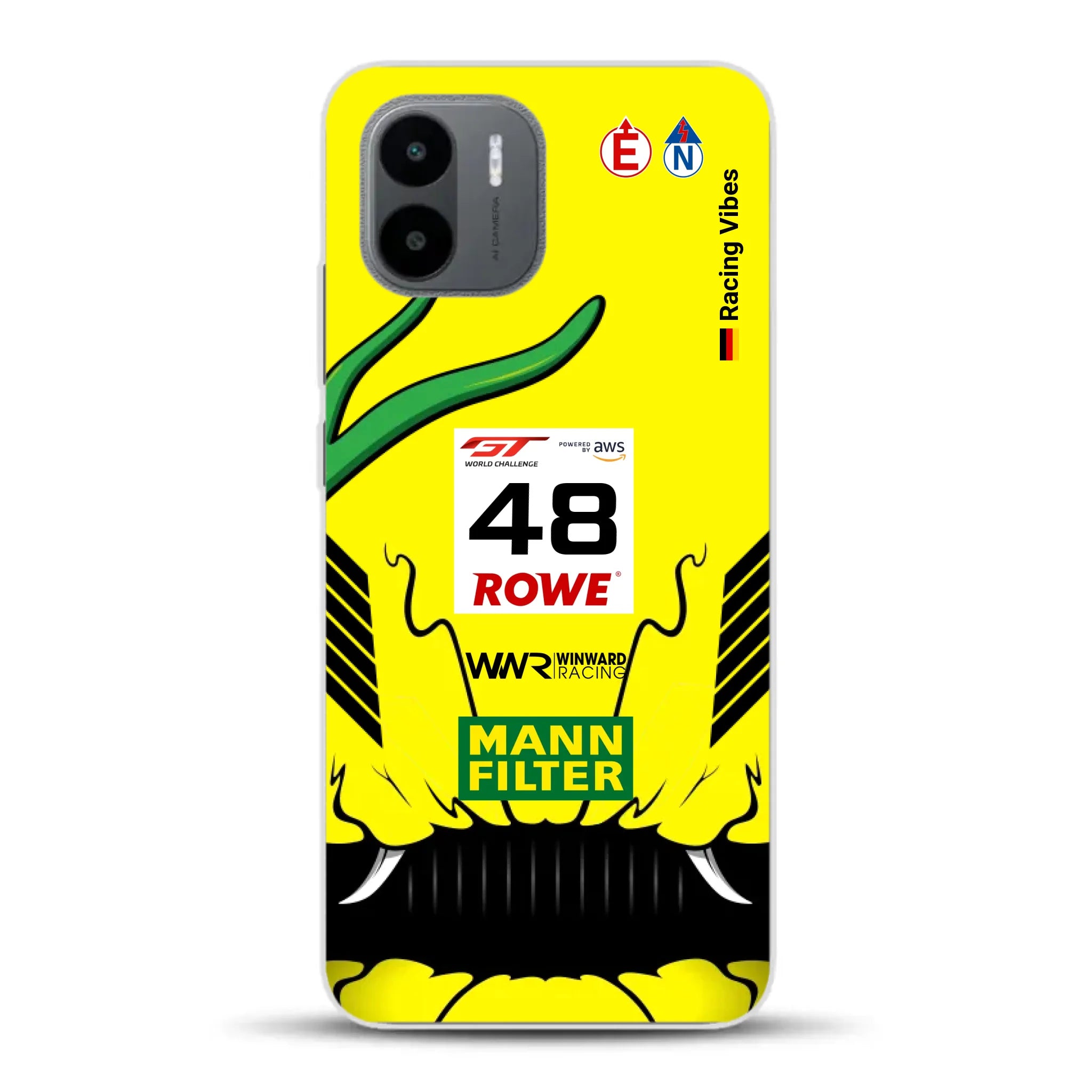 AMG GT3 R Mamba 2026 Livery -Housse de téléphone portable personnalisée pour Xiaomi