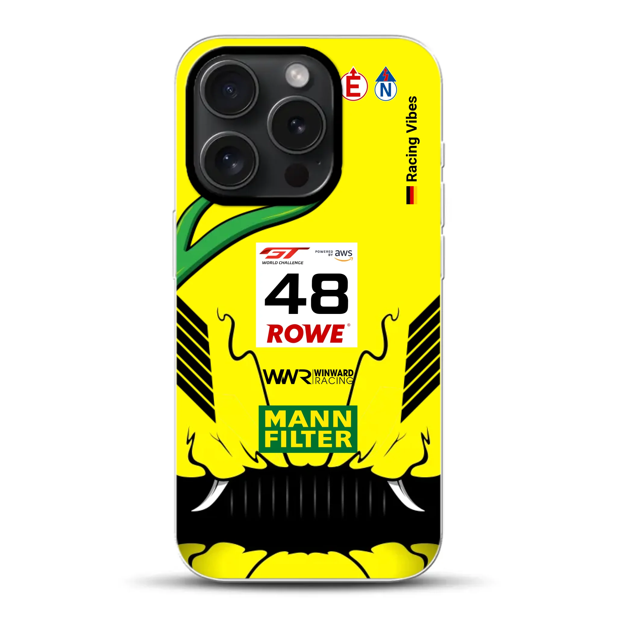 AMG GT3 R Mamba 2026 Livery - Coque hybride personnalisée avec MagSafe