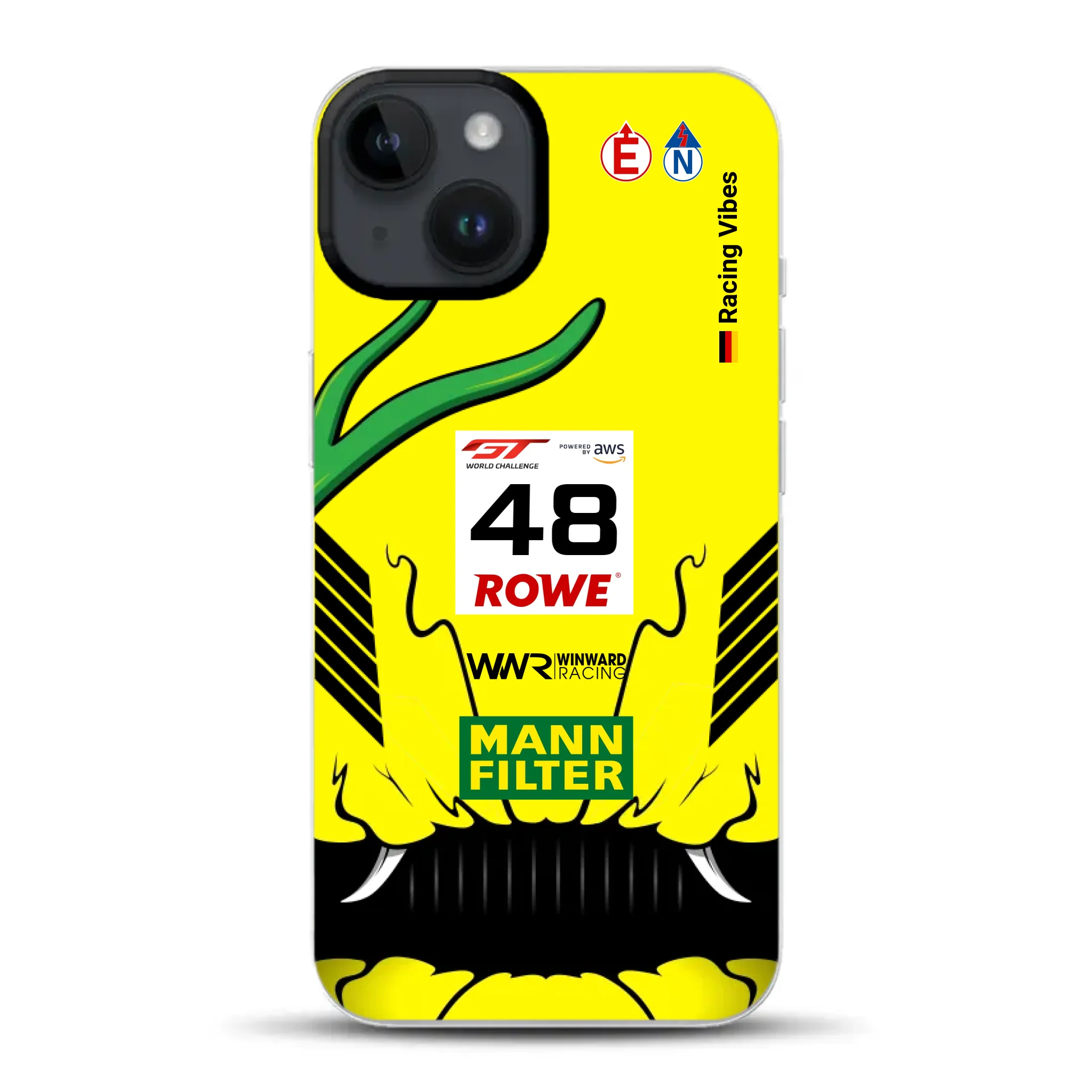 AMG GT3 R Mamba 2026 Livery - Coque hybride personnalisée avec MagSafe