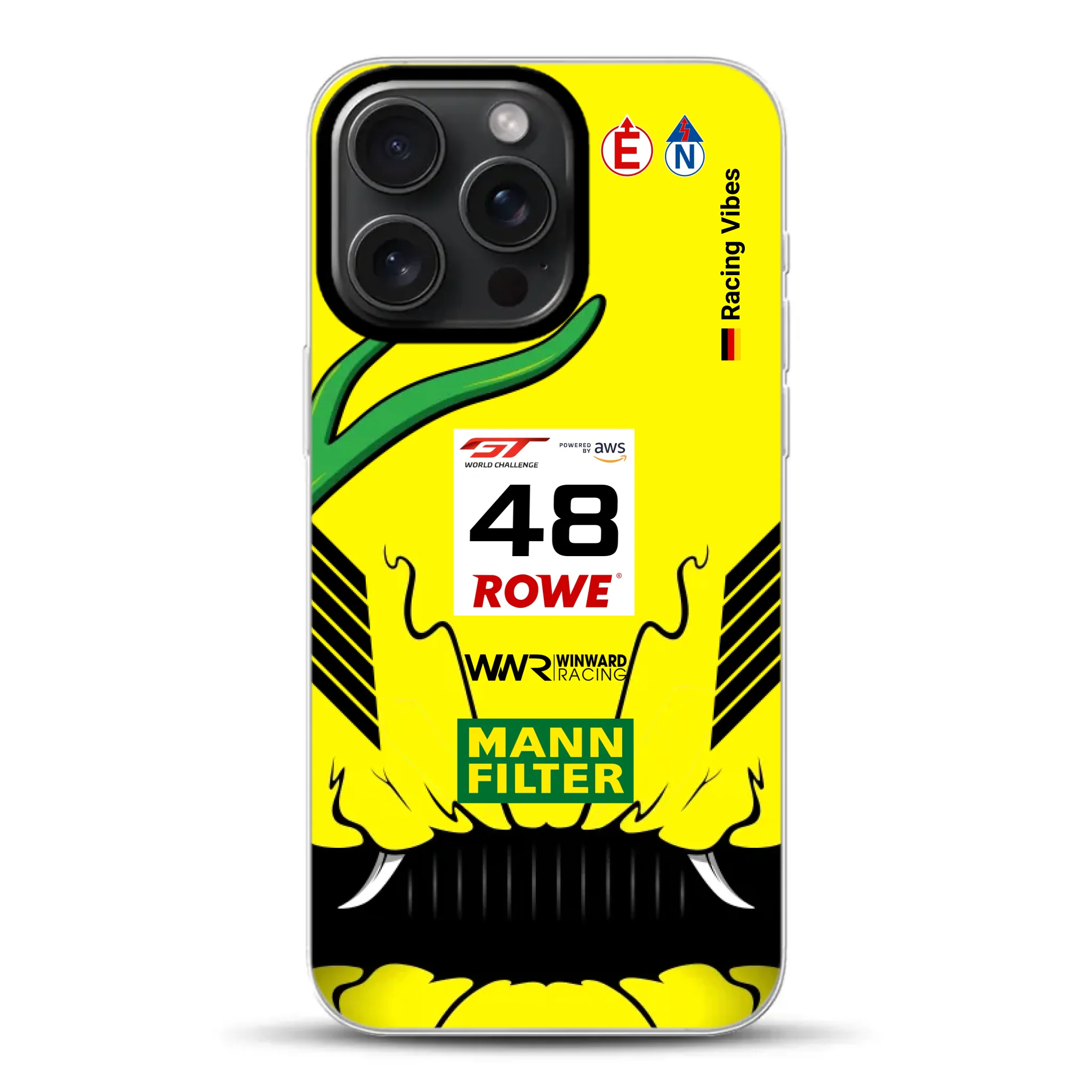 AMG GT3 R Mamba 2026 Livery - Coque hybride personnalisée avec MagSafe