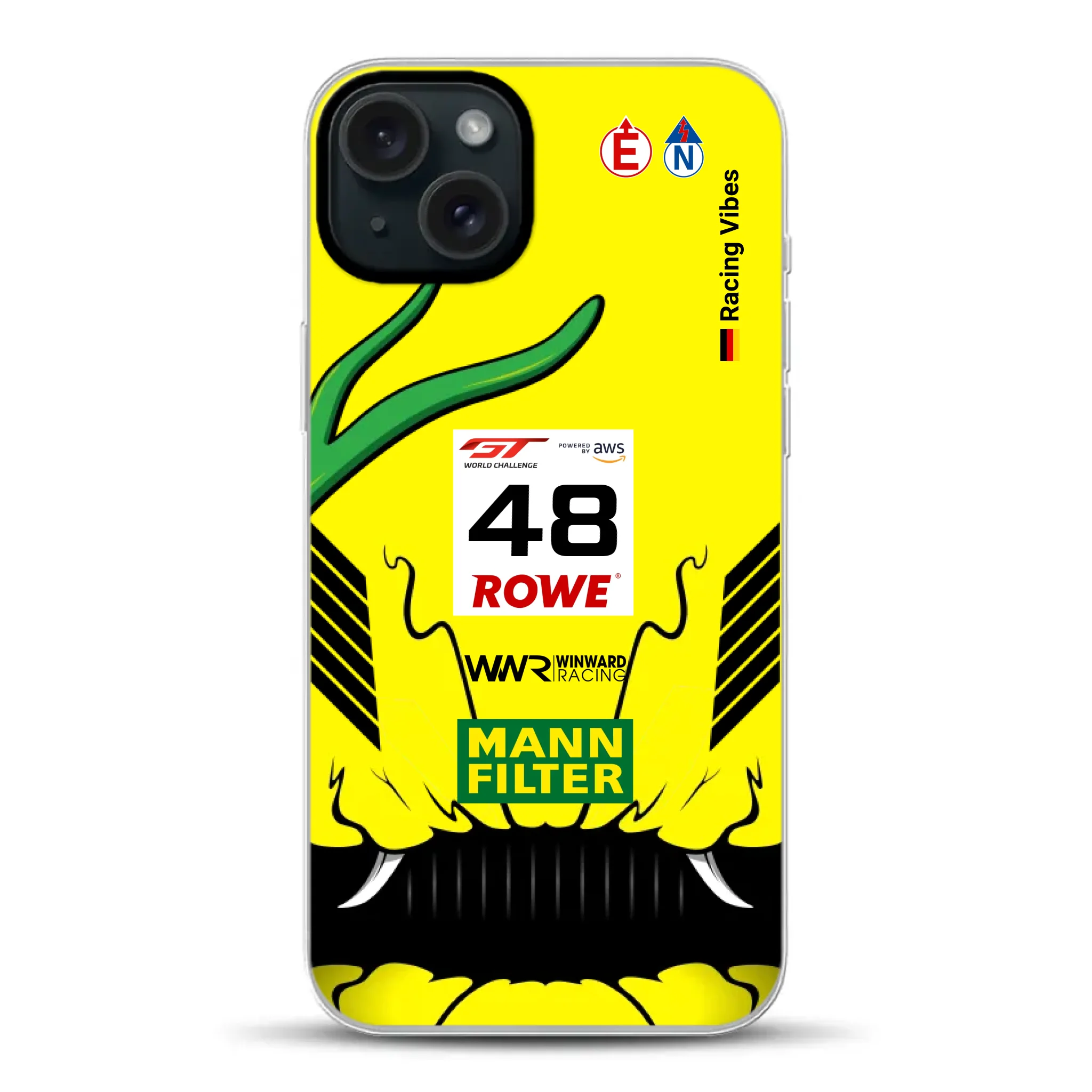 AMG GT3 R Mamba 2026 Livery - Coque hybride personnalisée avec MagSafe