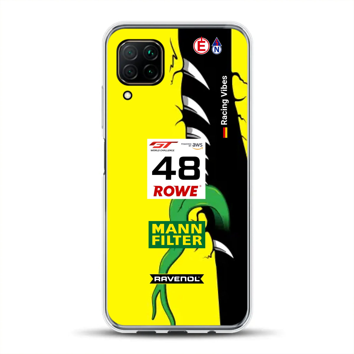 AMG GT3 R Mamba 2026 Livery - Housse de téléphone portable personnalisée pour Huawei