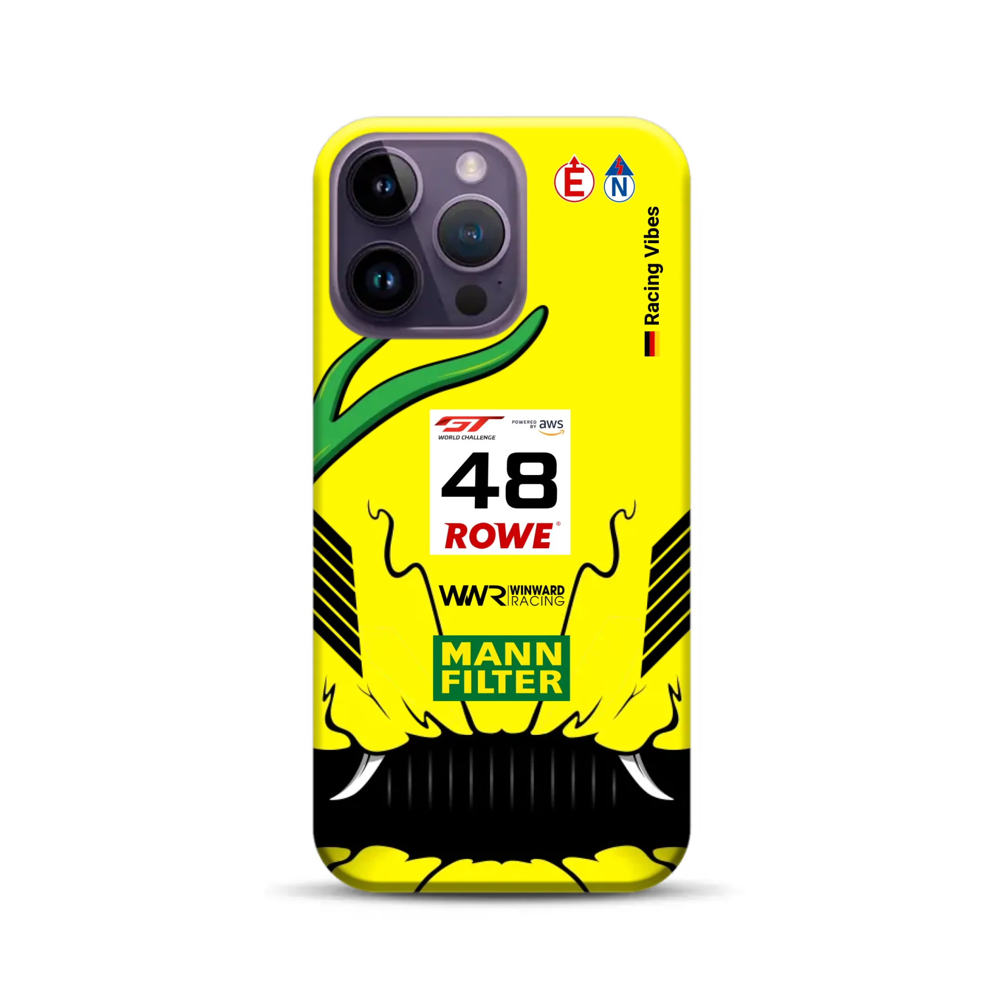 AMG GT3 R Mamba 2026 Livery - Personnalisé Premium Case pour iPhone