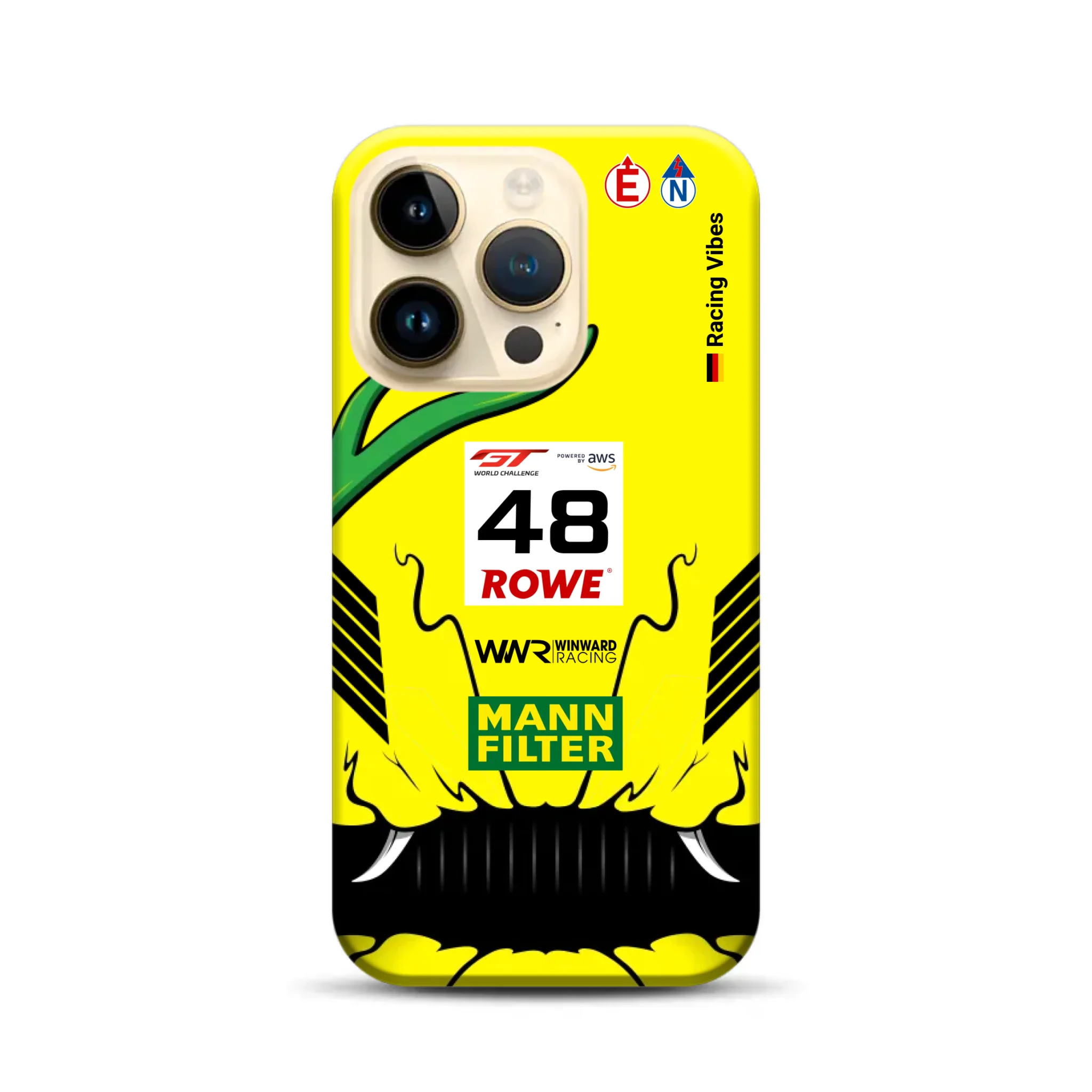 AMG GT3 R Mamba 2026 Livery - Personnalisé Premium Case pour iPhone