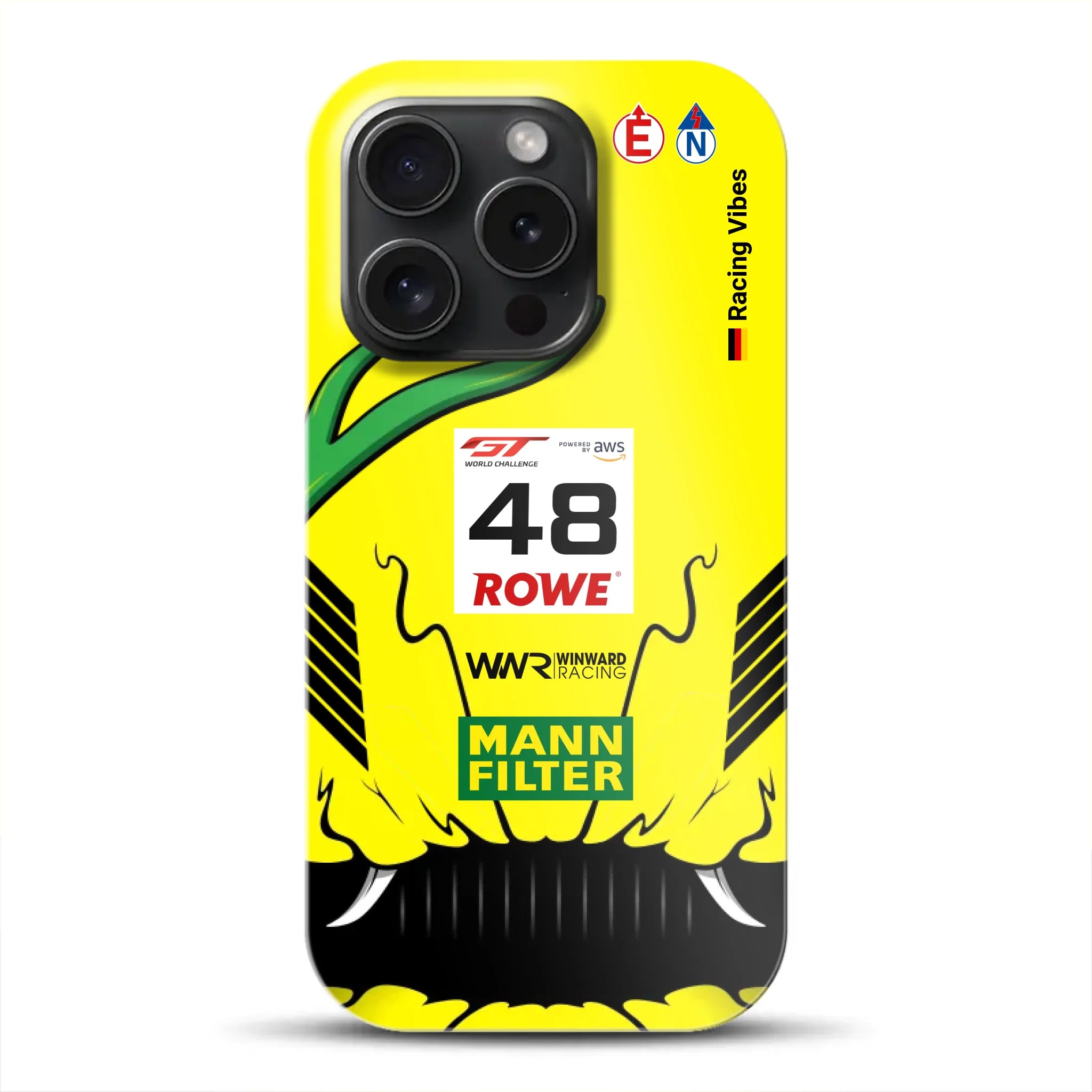 AMG GT3 R Mamba 2026 Livery - Personnalisé Premium Case pour iPhone