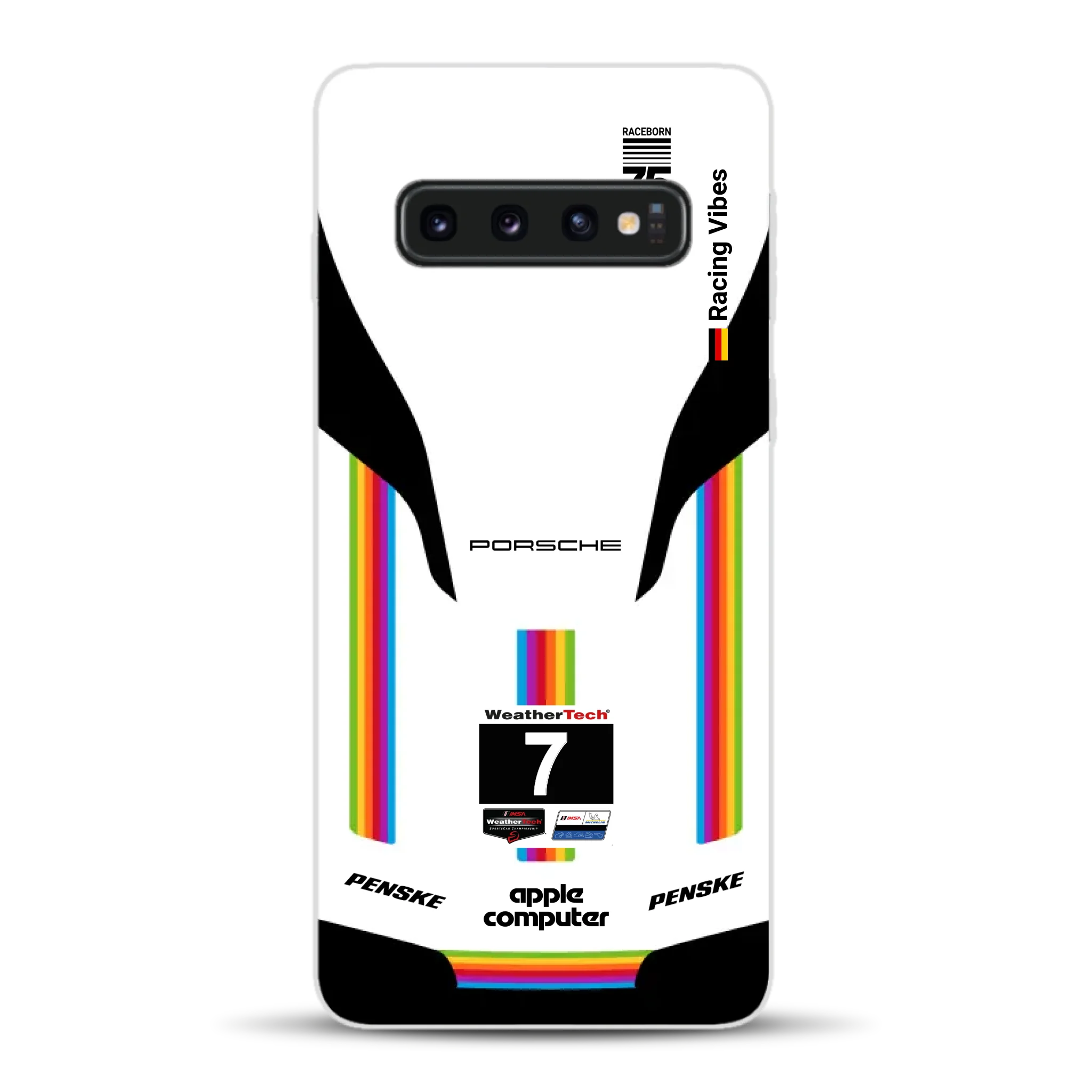 Porsche 963 Apple Retro Livery - Individuelle Handyhülle für Samsung