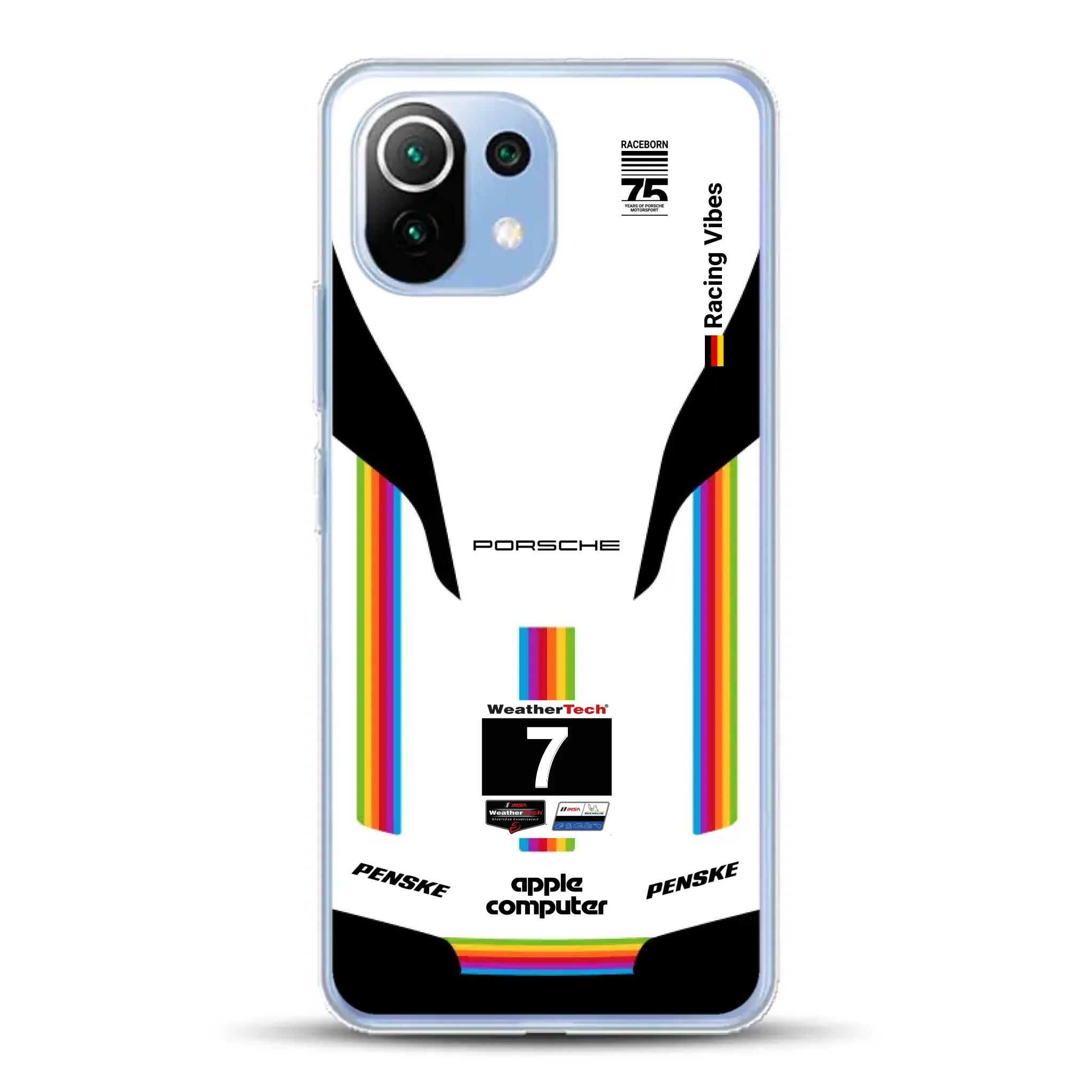 Porsche 963 Apple Retro Livery - Custodia per cellulare personalizzata per Xiaomi