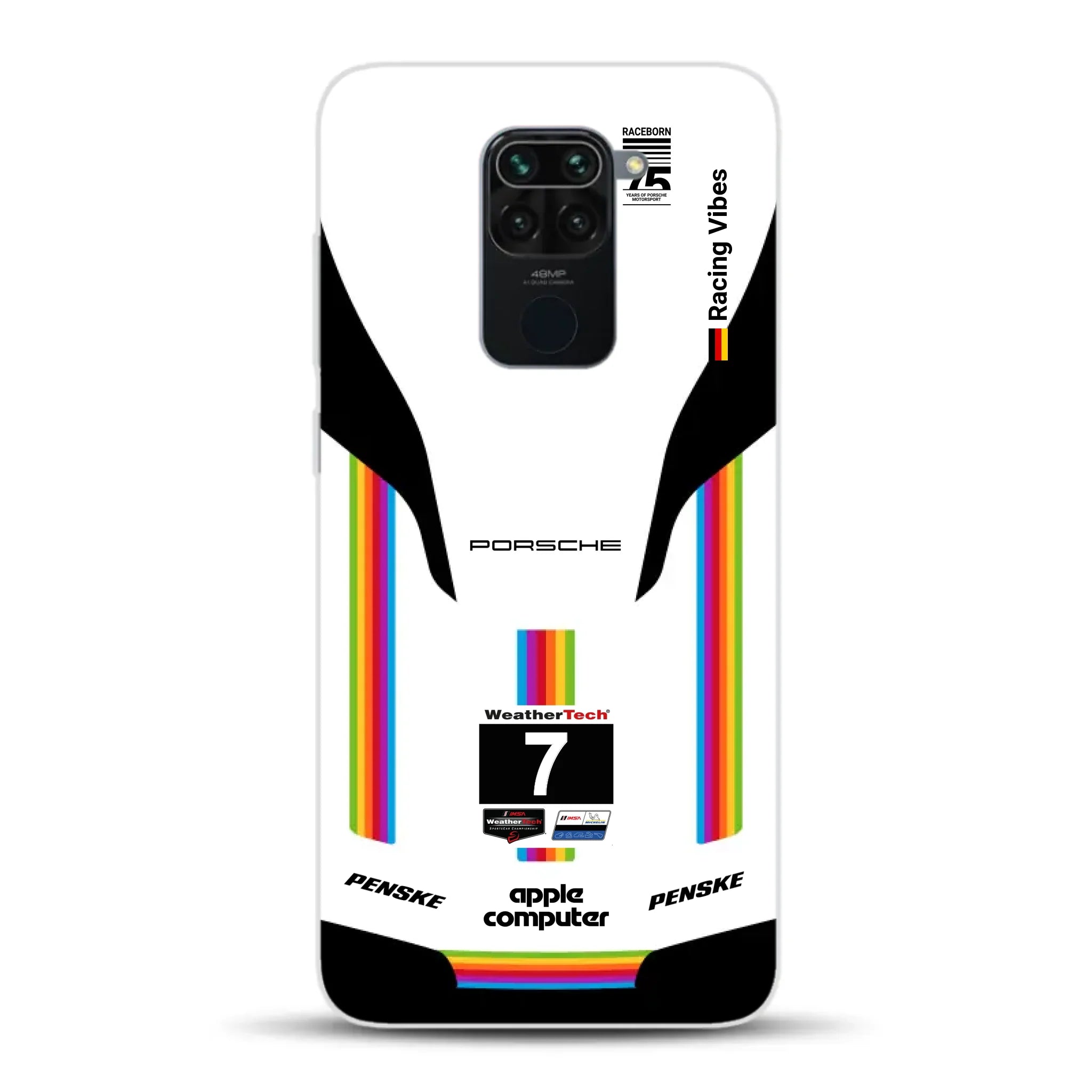 Porsche 963 Apple Retro Livery - Custodia per cellulare personalizzata per Xiaomi