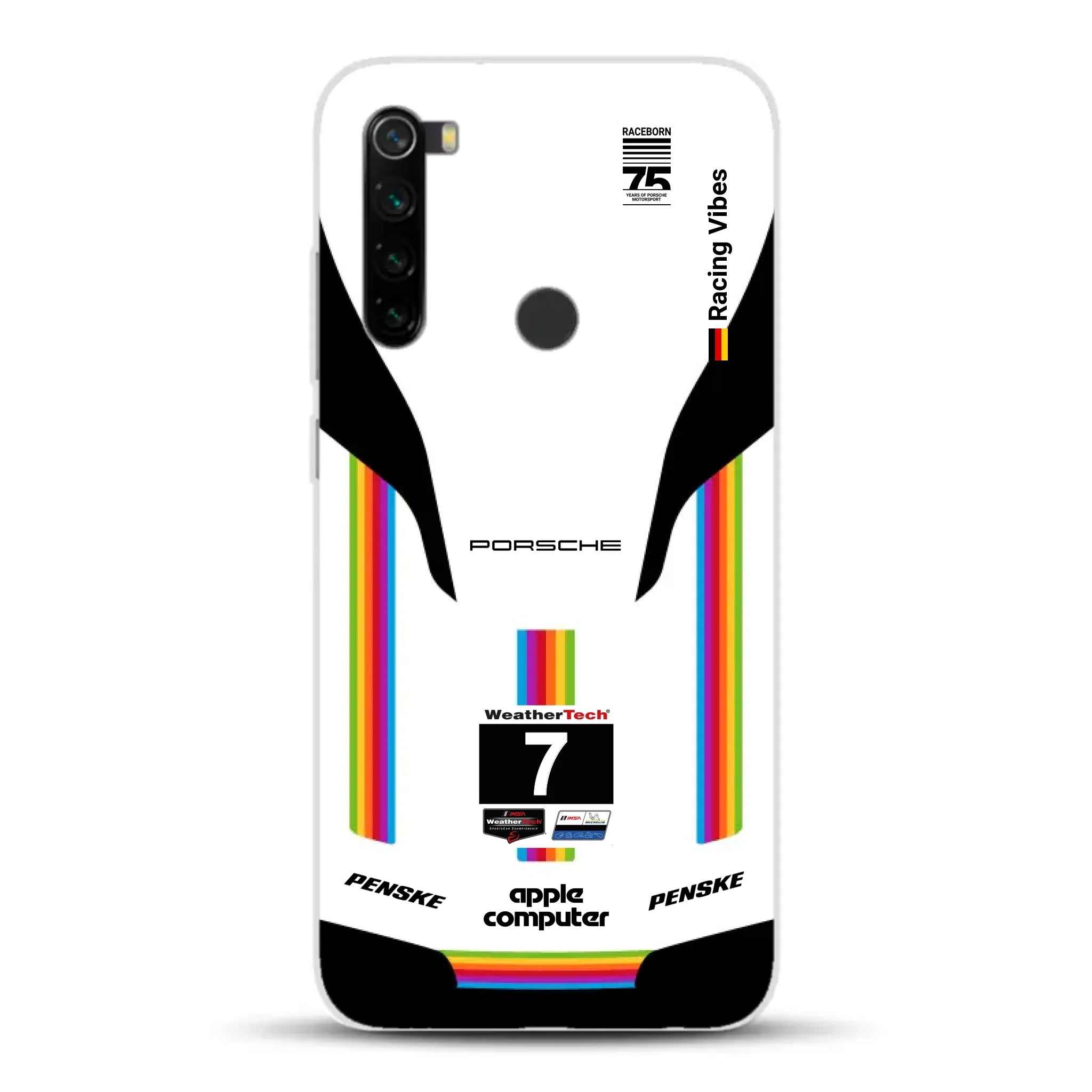 Porsche 963 Apple Retro Livery - Custodia per cellulare personalizzata per Xiaomi