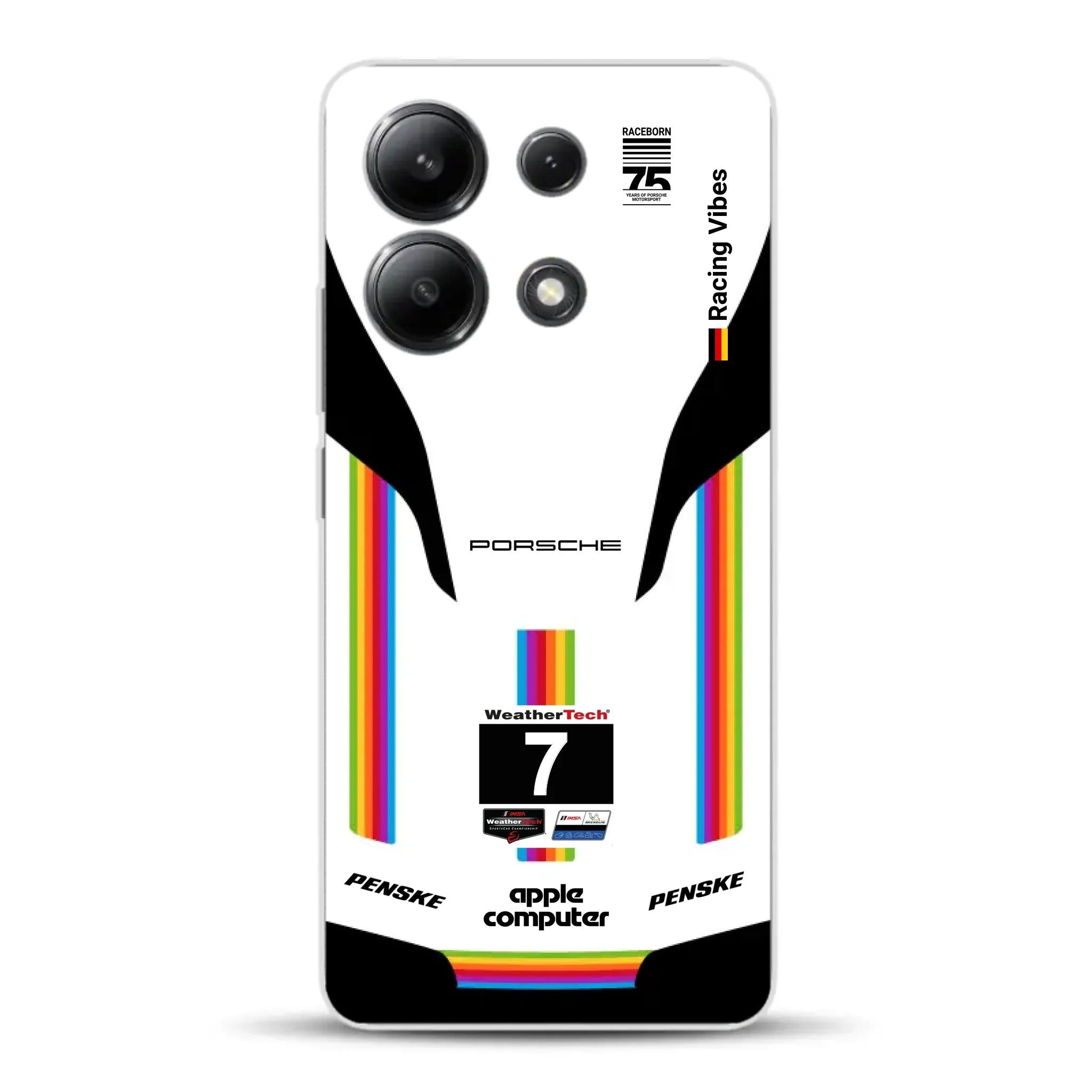 Porsche 963 Apple Retro Livery - Custodia per cellulare personalizzata per Xiaomi