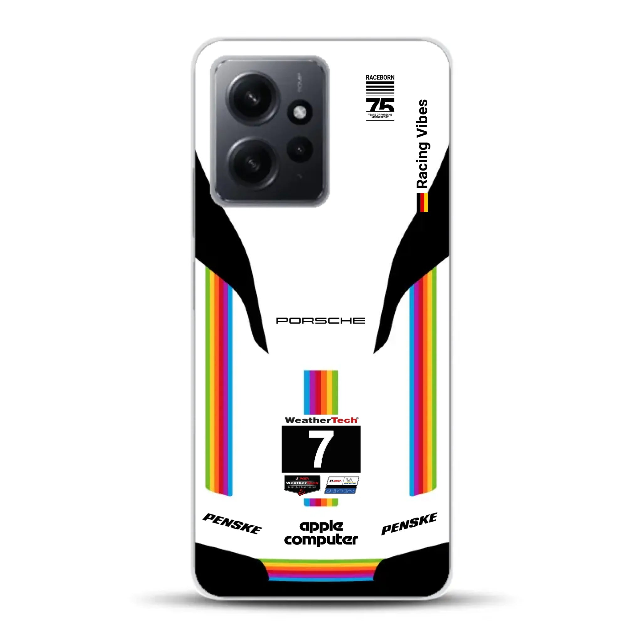Porsche 963 Apple Retro Livery - Custodia per cellulare personalizzata per Xiaomi