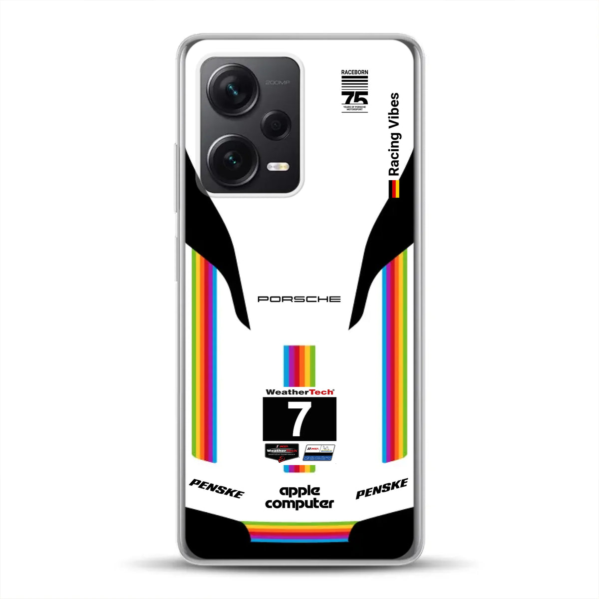 Porsche 963 Apple Retro Livery - Custodia per cellulare personalizzata per Xiaomi