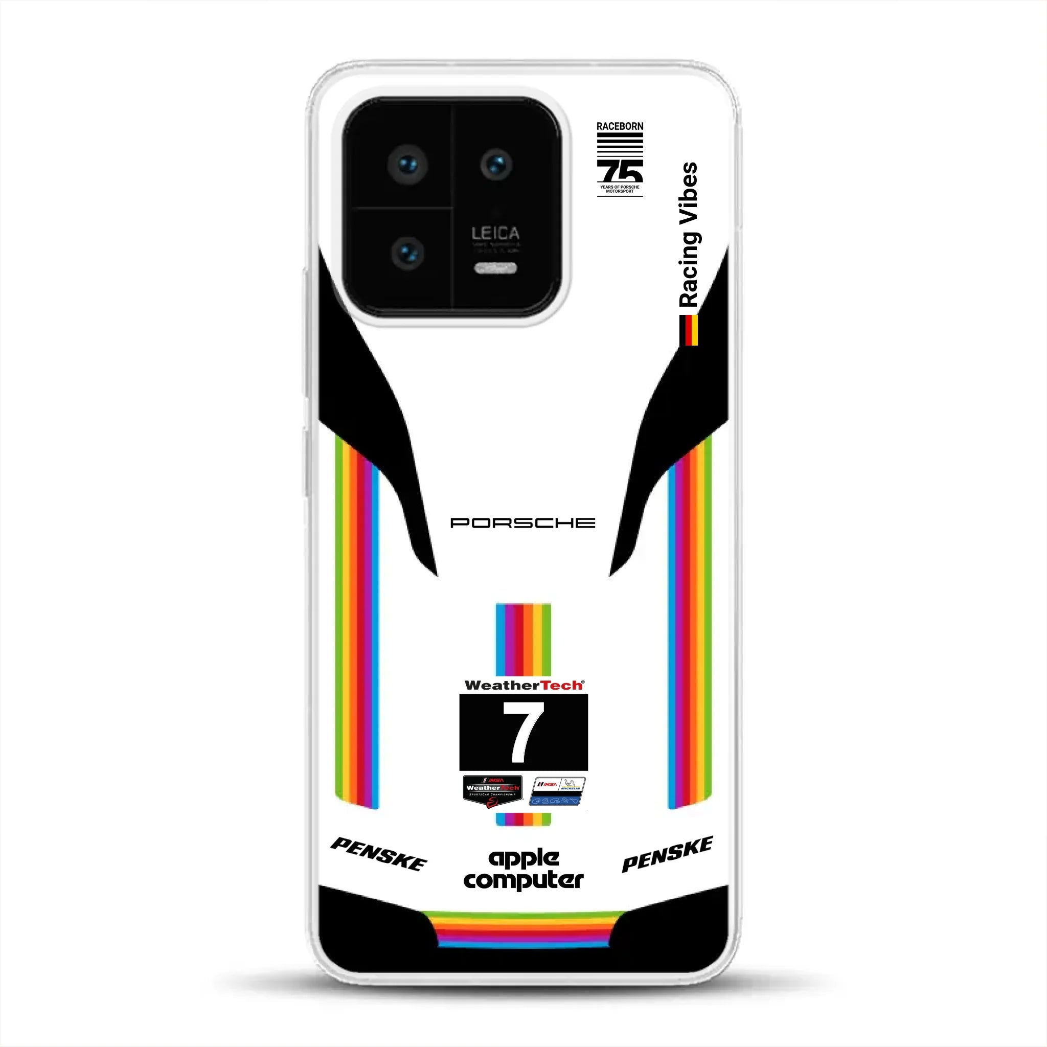 Porsche 963 Apple Retro Livery - Custodia per cellulare personalizzata per Xiaomi