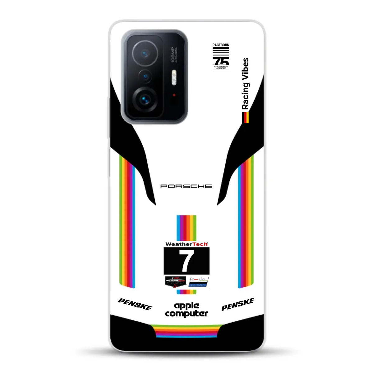 Porsche 963 Apple Retro Livery - Custodia per cellulare personalizzata per Xiaomi