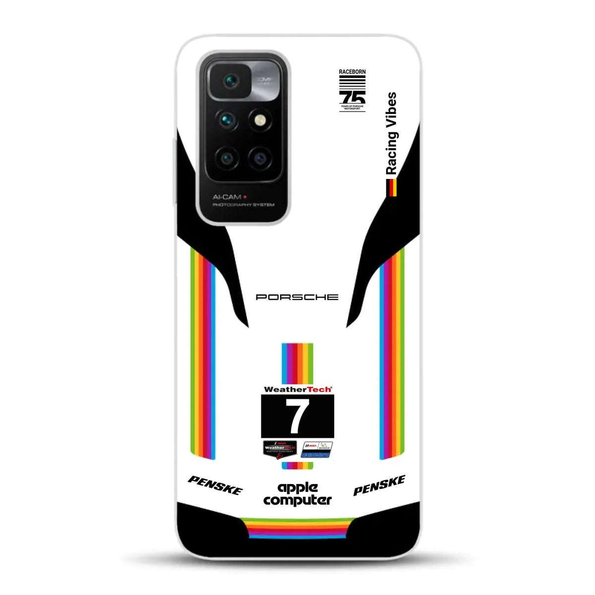 Porsche 963 Apple Retro Livery - Custodia per cellulare personalizzata per Xiaomi