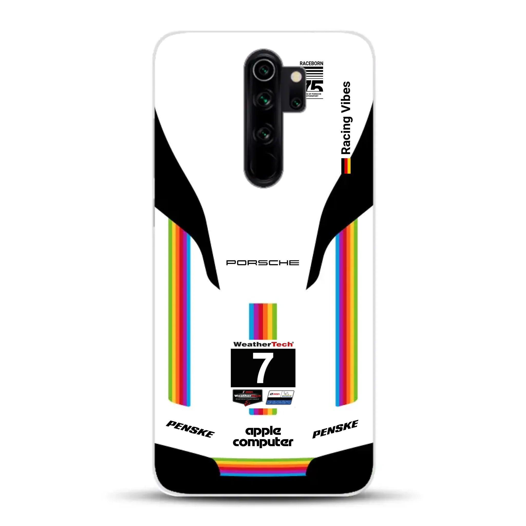 Porsche 963 Apple Retro Livery - Custodia per cellulare personalizzata per Xiaomi