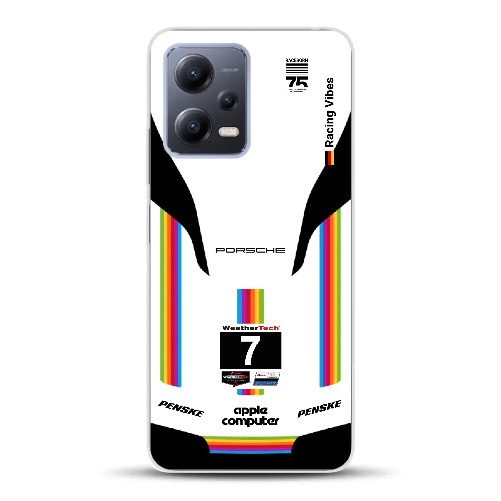 Porsche 963 Apple Retro Livery - Custodia per cellulare personalizzata per Xiaomi
