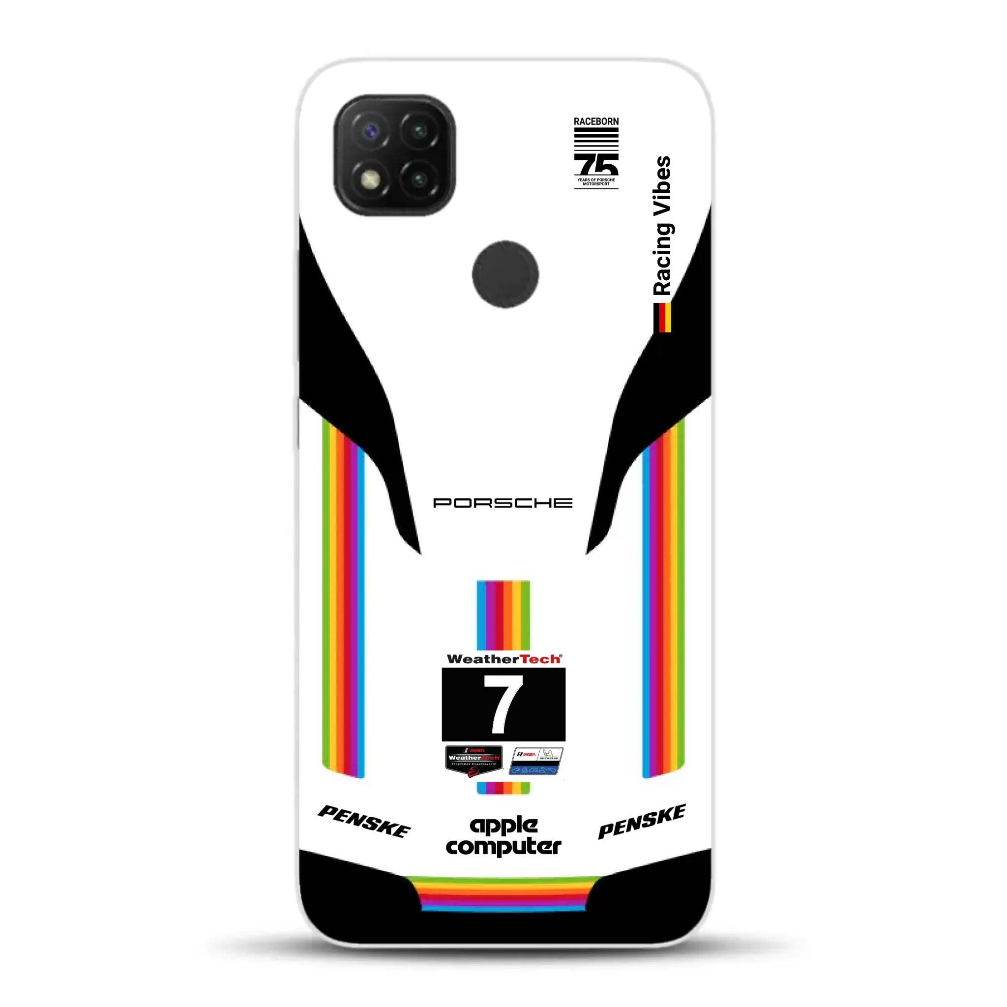 Porsche 963 Apple Retro Livery - Custodia per cellulare personalizzata per Xiaomi