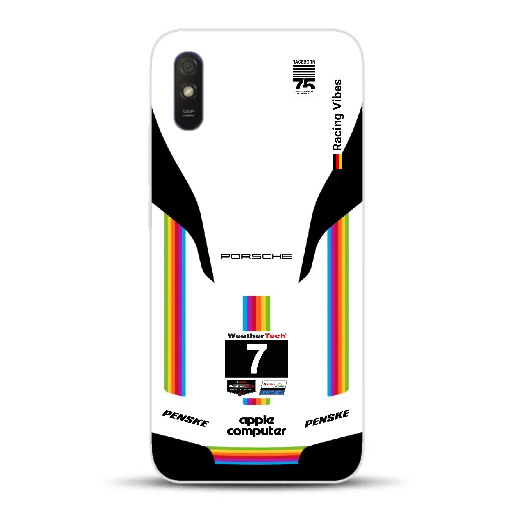 Porsche 963 Apple Retro Livery - Custodia per cellulare personalizzata per Xiaomi