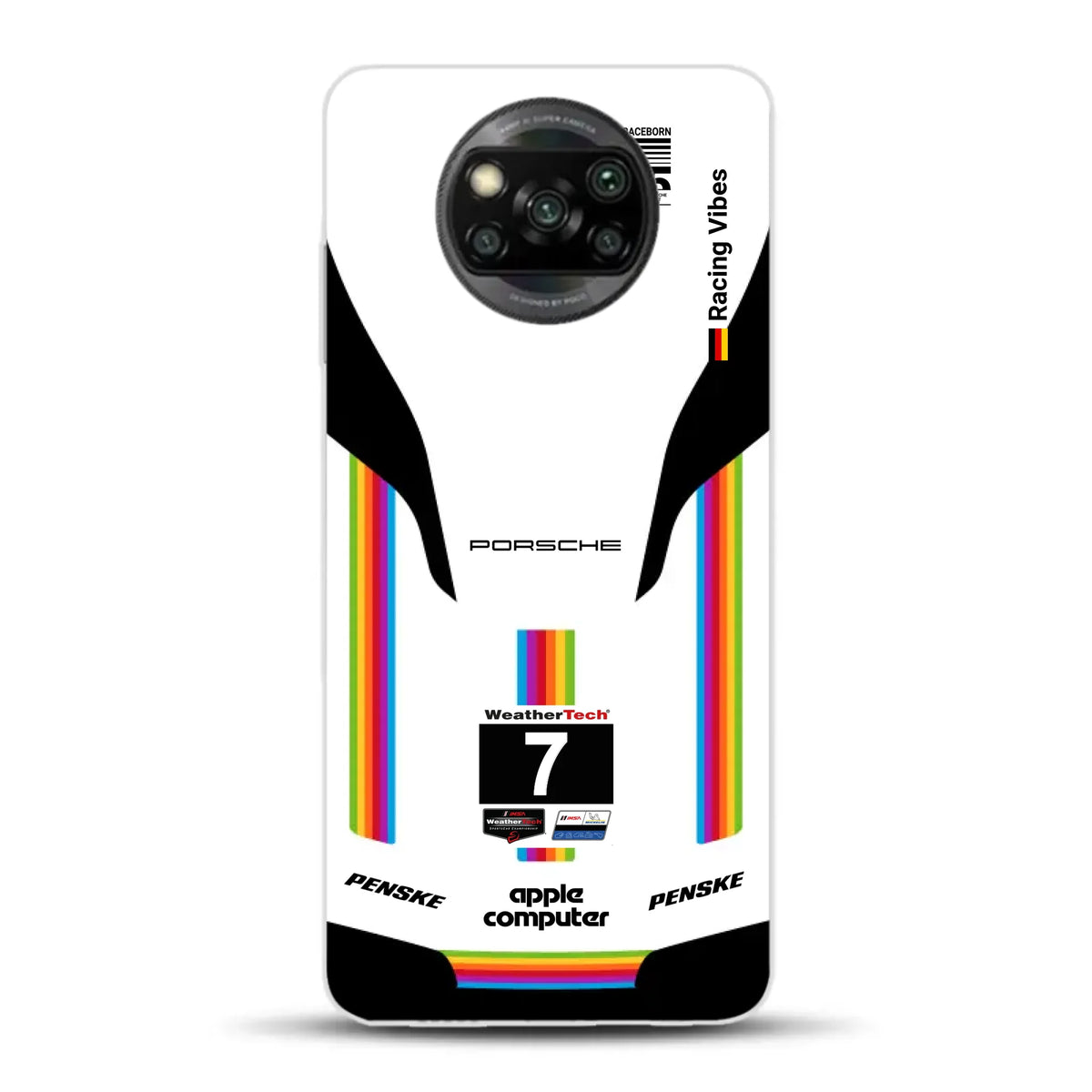 Porsche 963 Apple Retro Livery - Custodia per cellulare personalizzata per Xiaomi