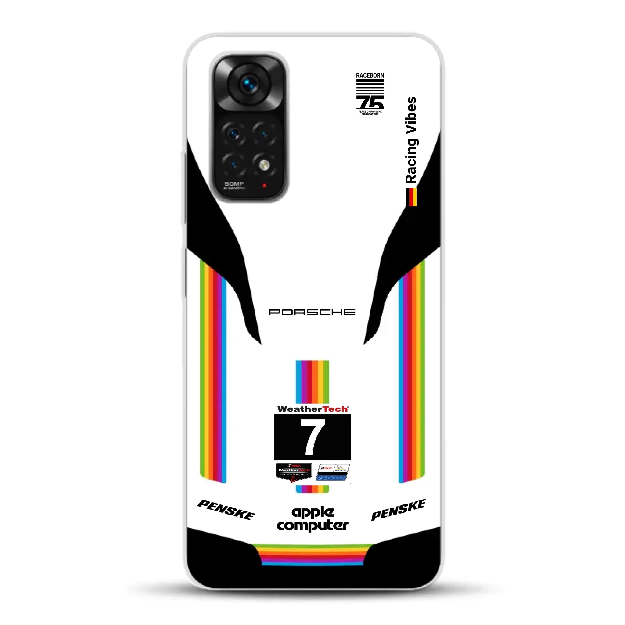 Porsche 963 Apple Retro Livery - Custodia per cellulare personalizzata per Xiaomi