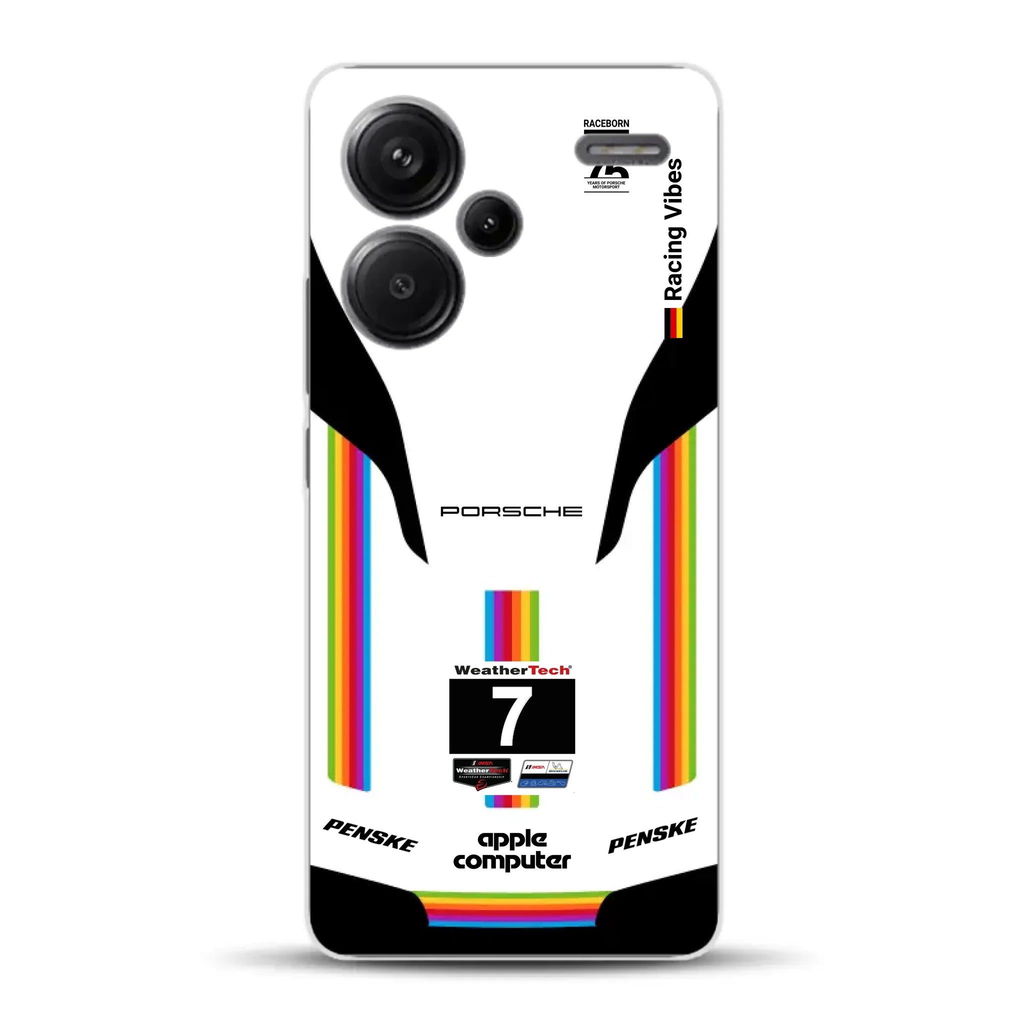 Porsche 963 Apple Retro Livery - Custodia per cellulare personalizzata per Xiaomi