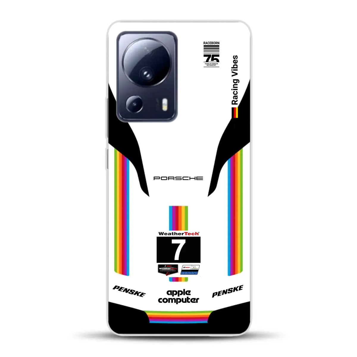 Porsche 963 Apple Retro Livery - Custodia per cellulare personalizzata per Xiaomi