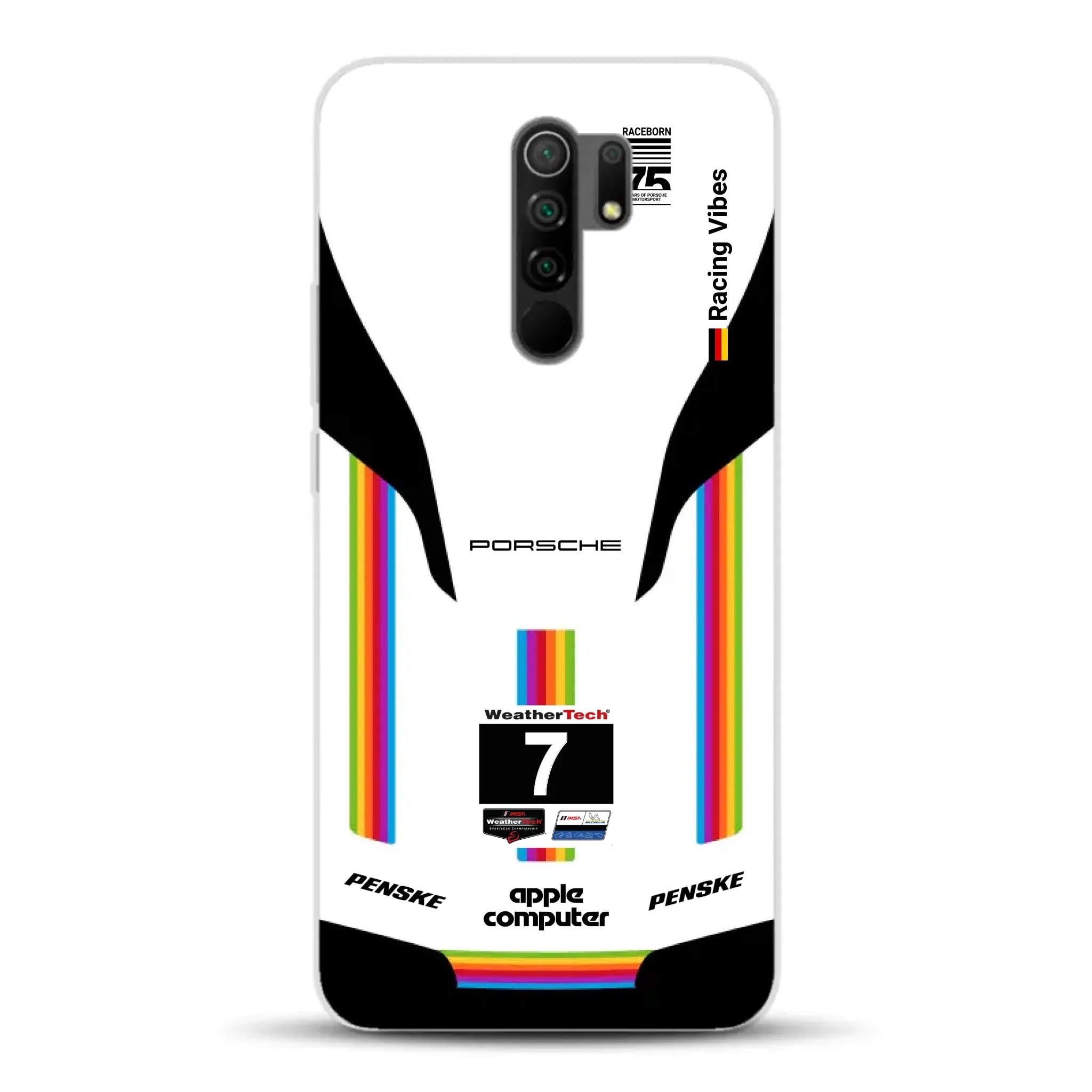 Porsche 963 Apple Retro Livery - Custodia per cellulare personalizzata per Xiaomi