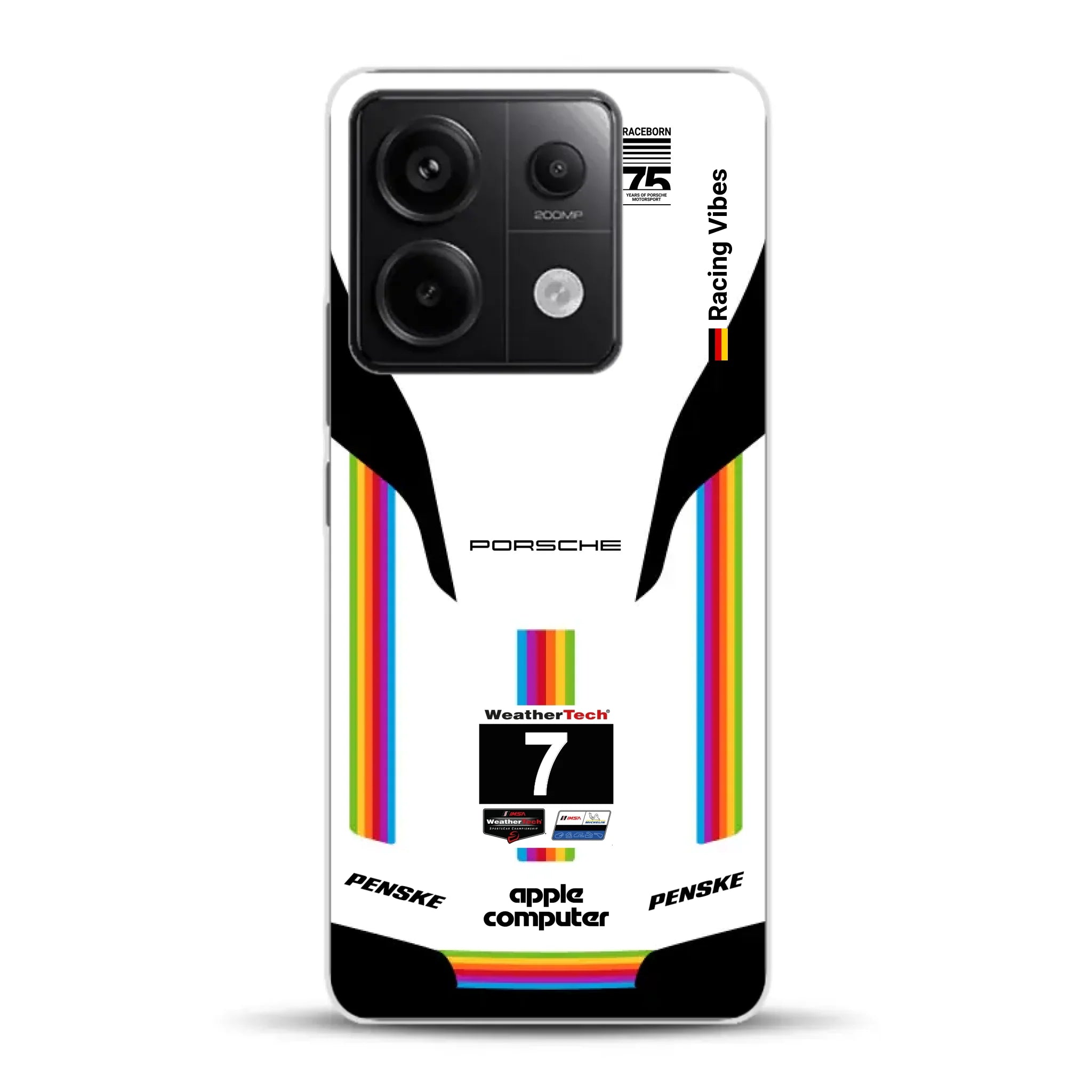 Porsche 963 Apple Retro Livery - Custodia per cellulare personalizzata per Xiaomi