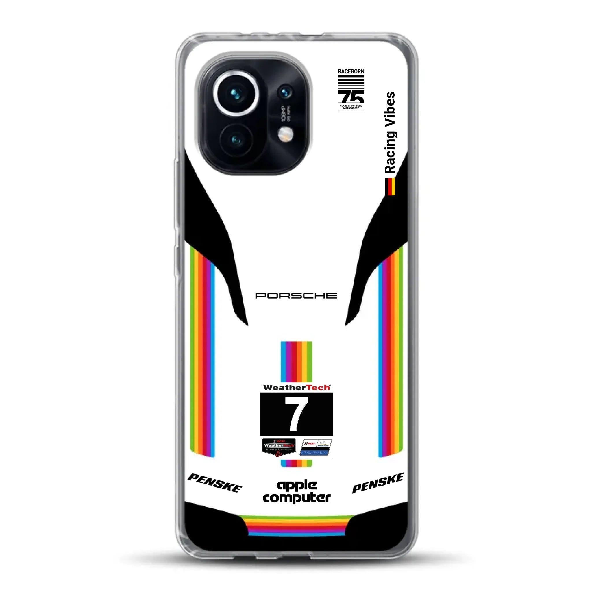 Porsche 963 Apple Retro Livery - Custodia per cellulare personalizzata per Xiaomi
