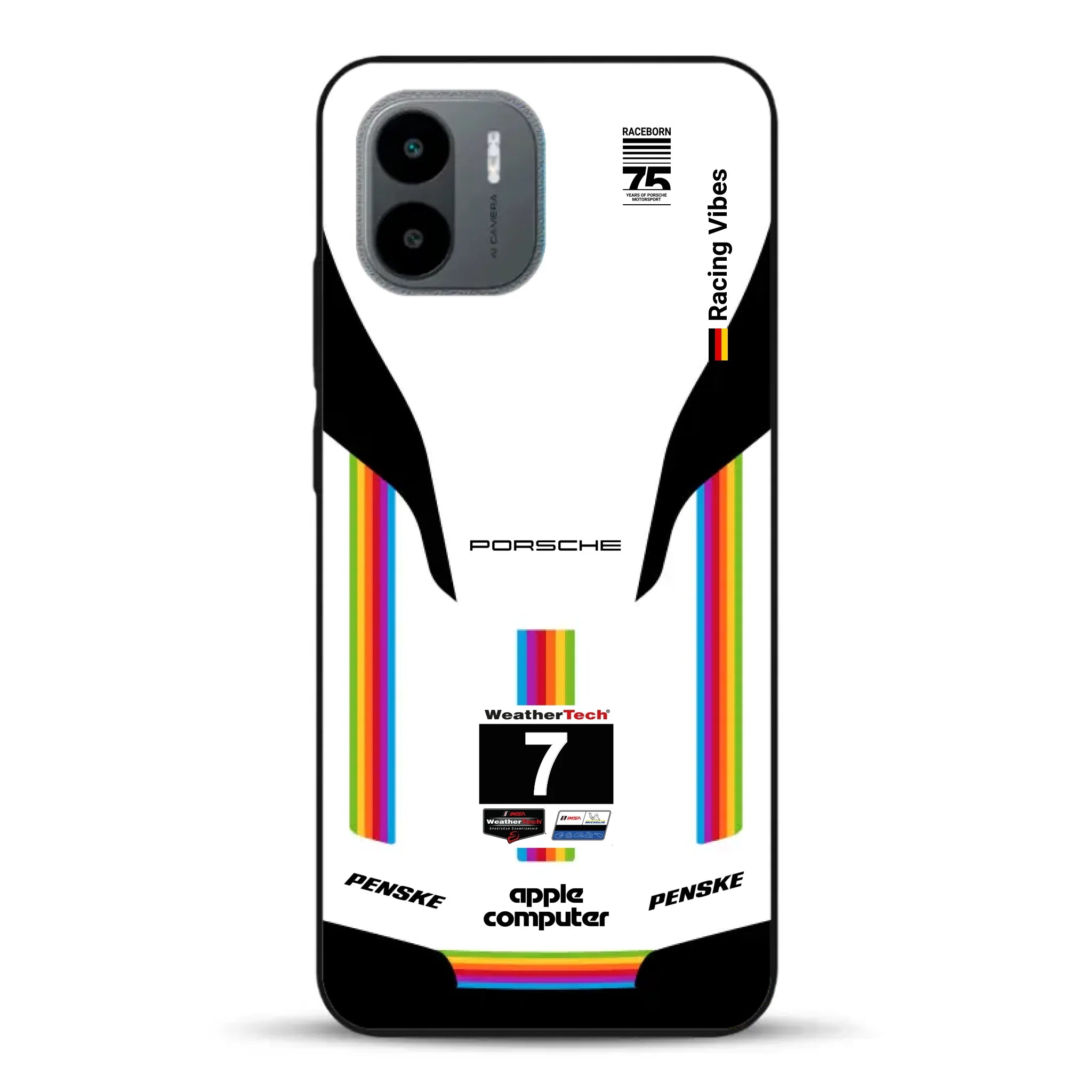 Porsche 963 Apple Retro Livery - Custodia per cellulare personalizzata per Xiaomi