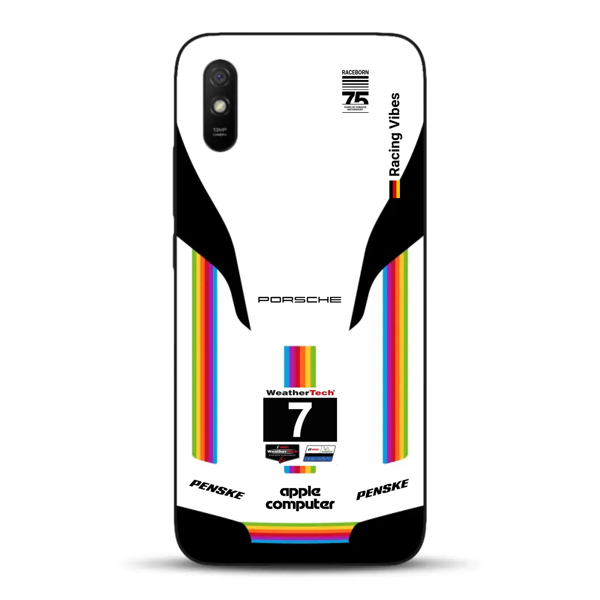 Porsche 963 Apple Retro Livery - Custodia per cellulare personalizzata per Xiaomi