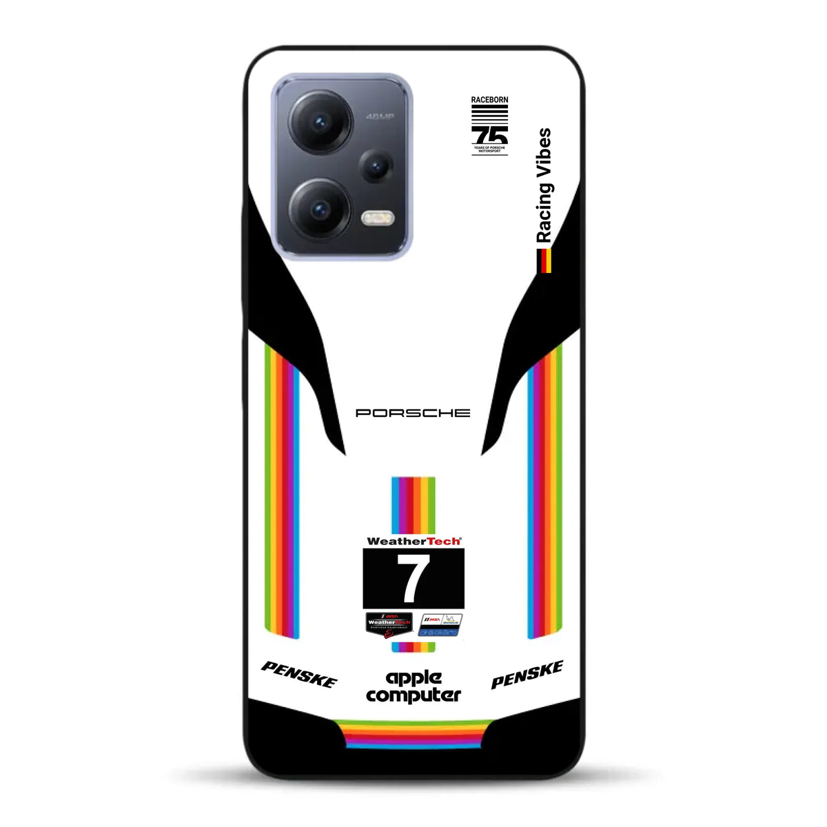 Porsche 963 Apple Retro Livery - Custodia per cellulare personalizzata per Xiaomi